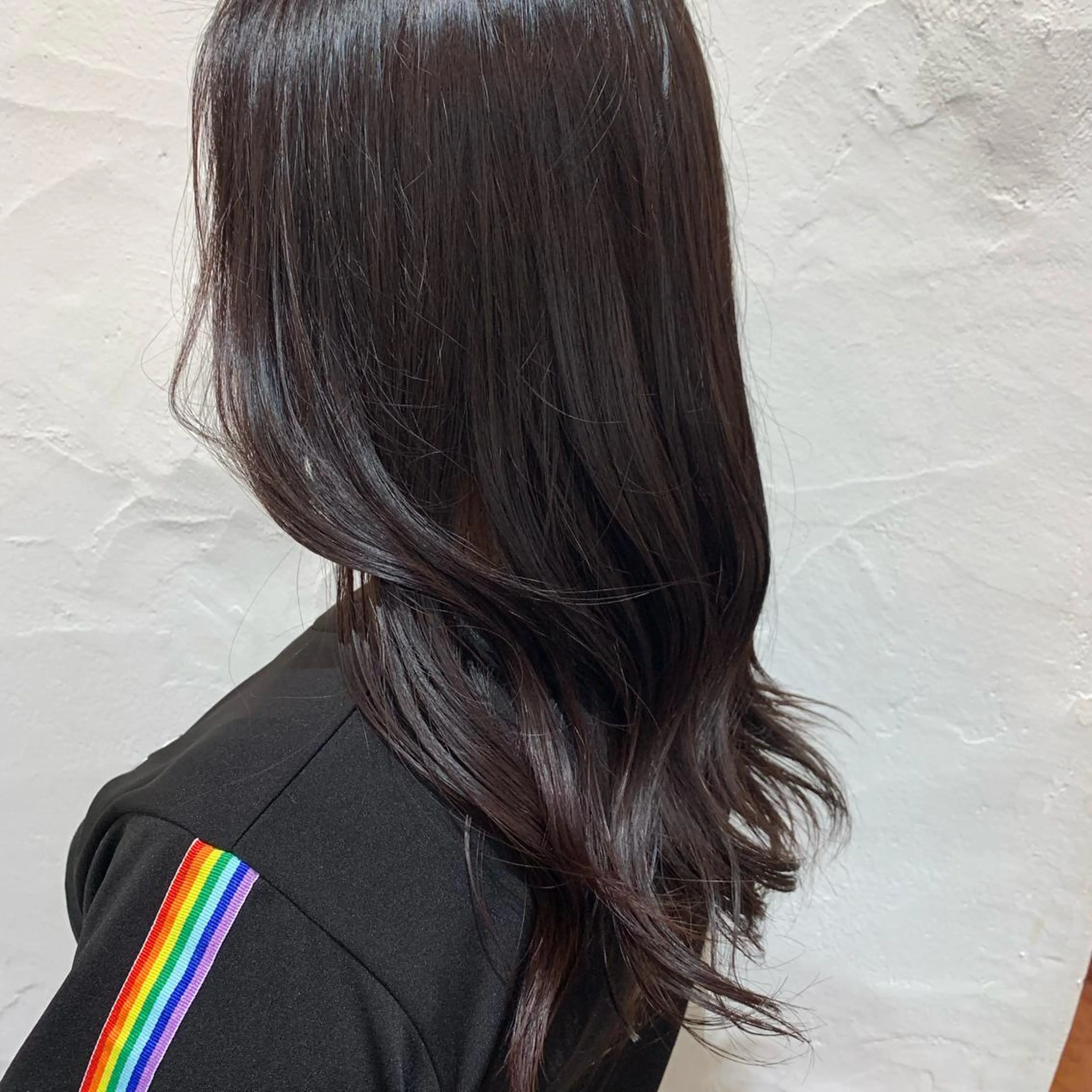 ロング 吉田 夢のヘアスタイル