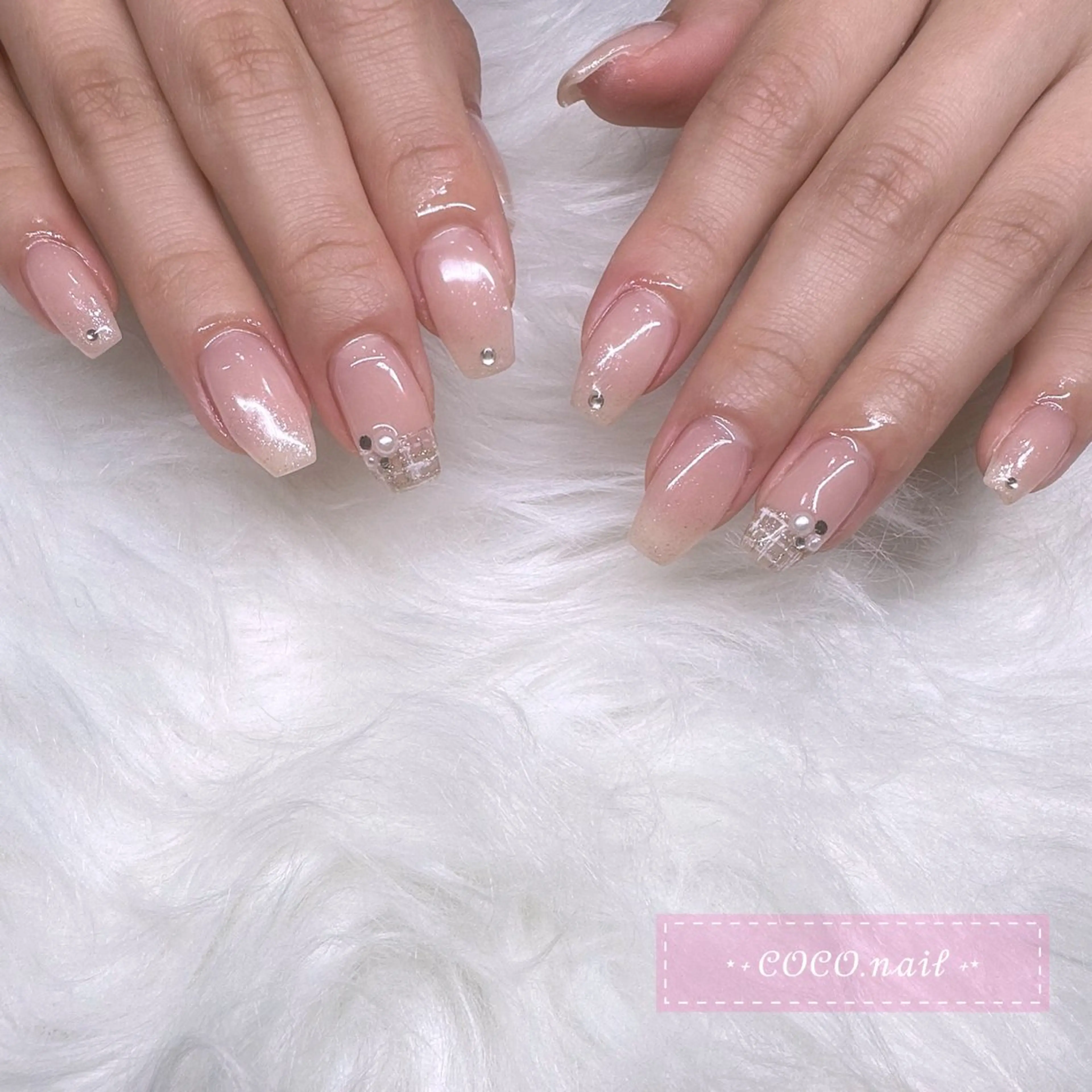 ネイル lili.nail y2k/長さ出しのネイルデザイン