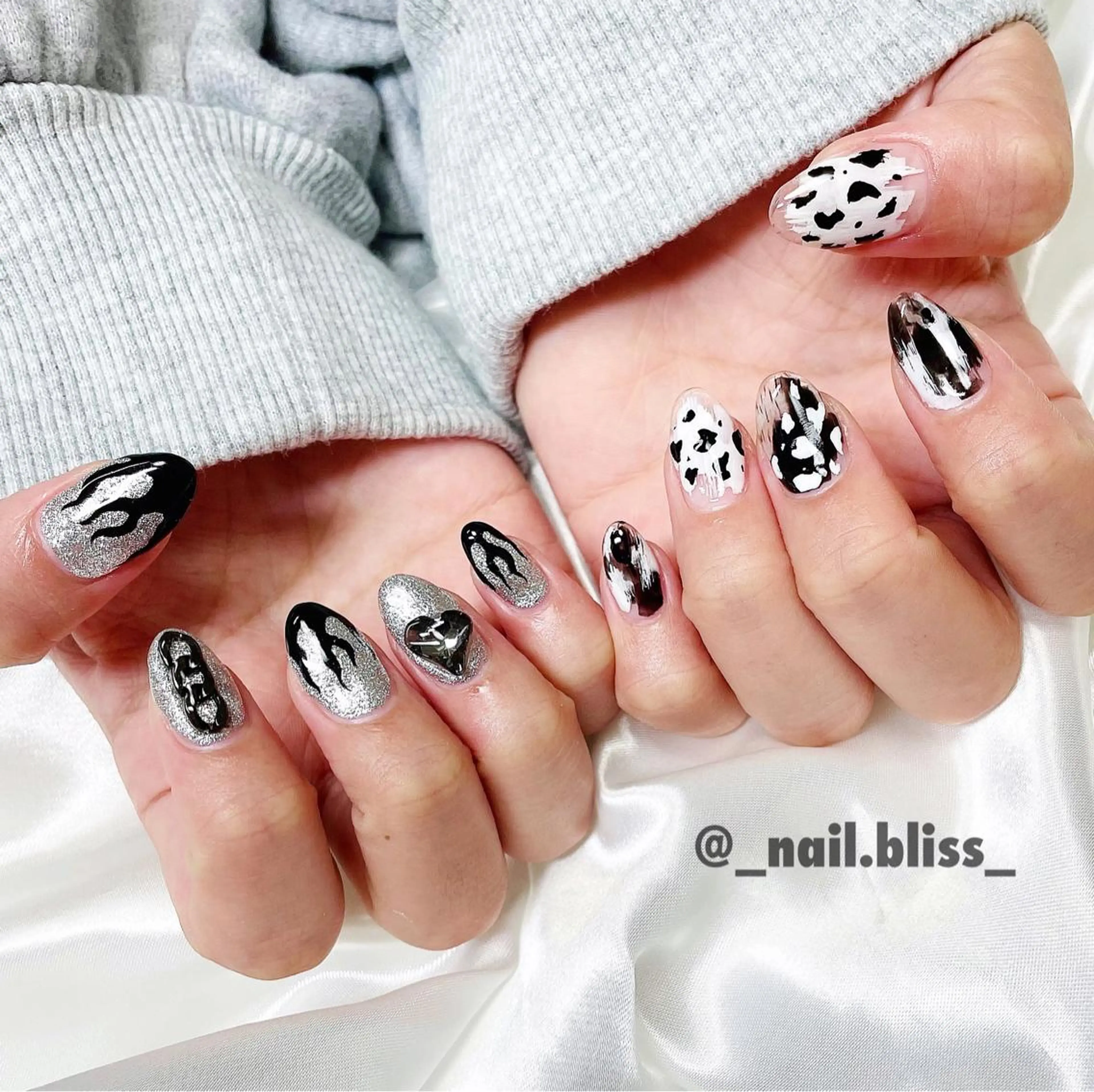 ネイル クリアネイル NAIL BLISSのネイルデザイン