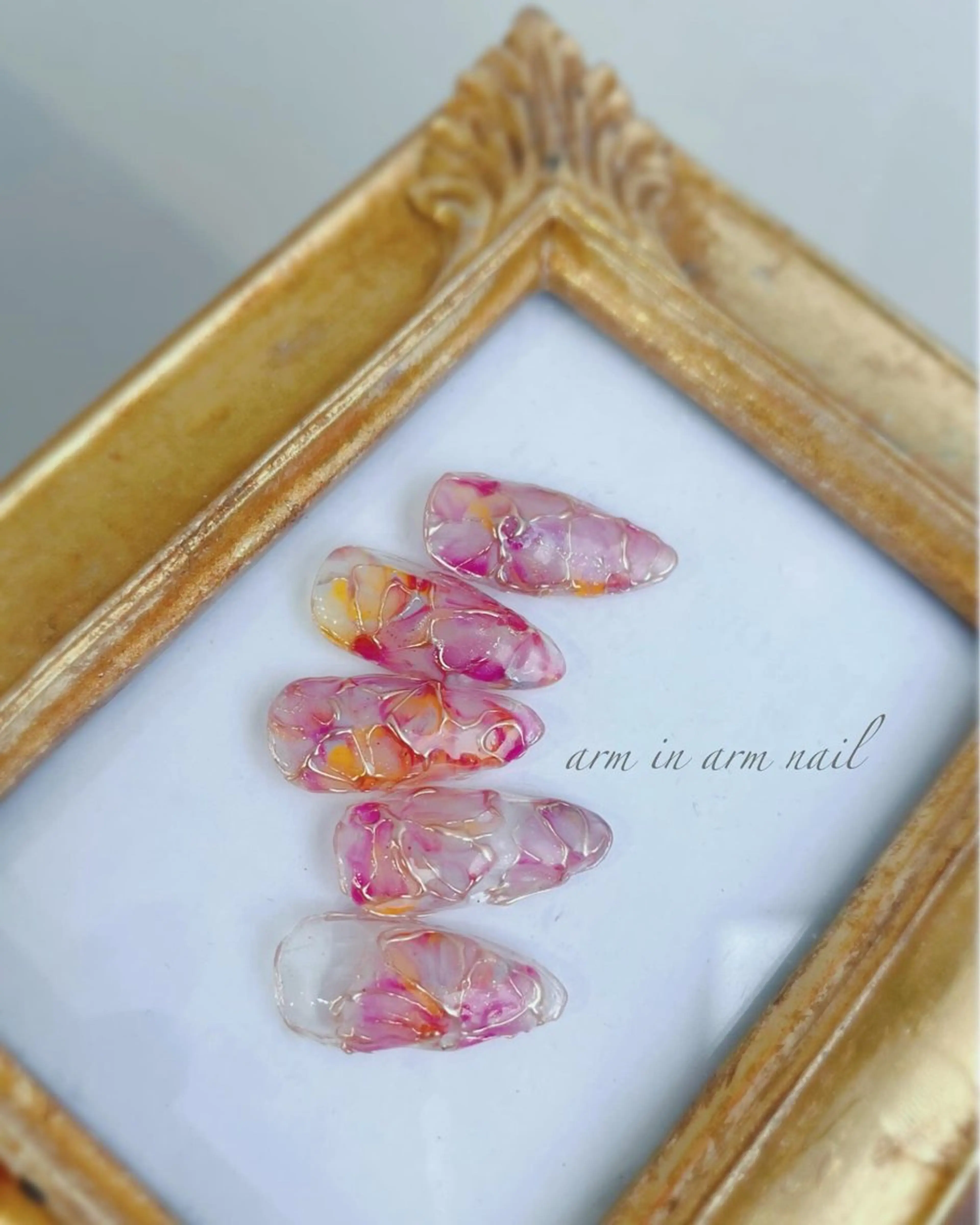 ネイル arm in arm ︎✿Yamamotoのマツエク・マツパデザイン