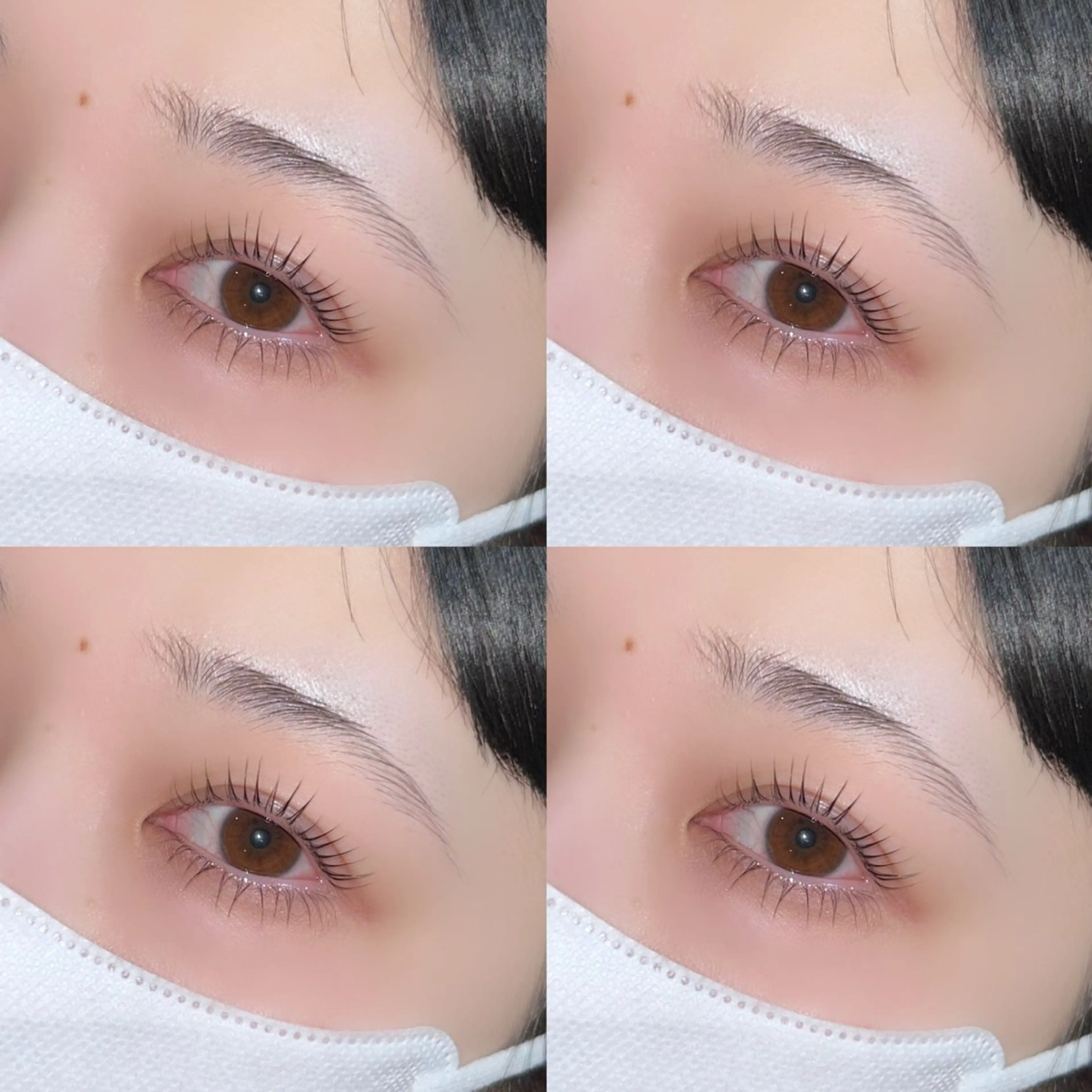 上下まつ毛パーマの写真