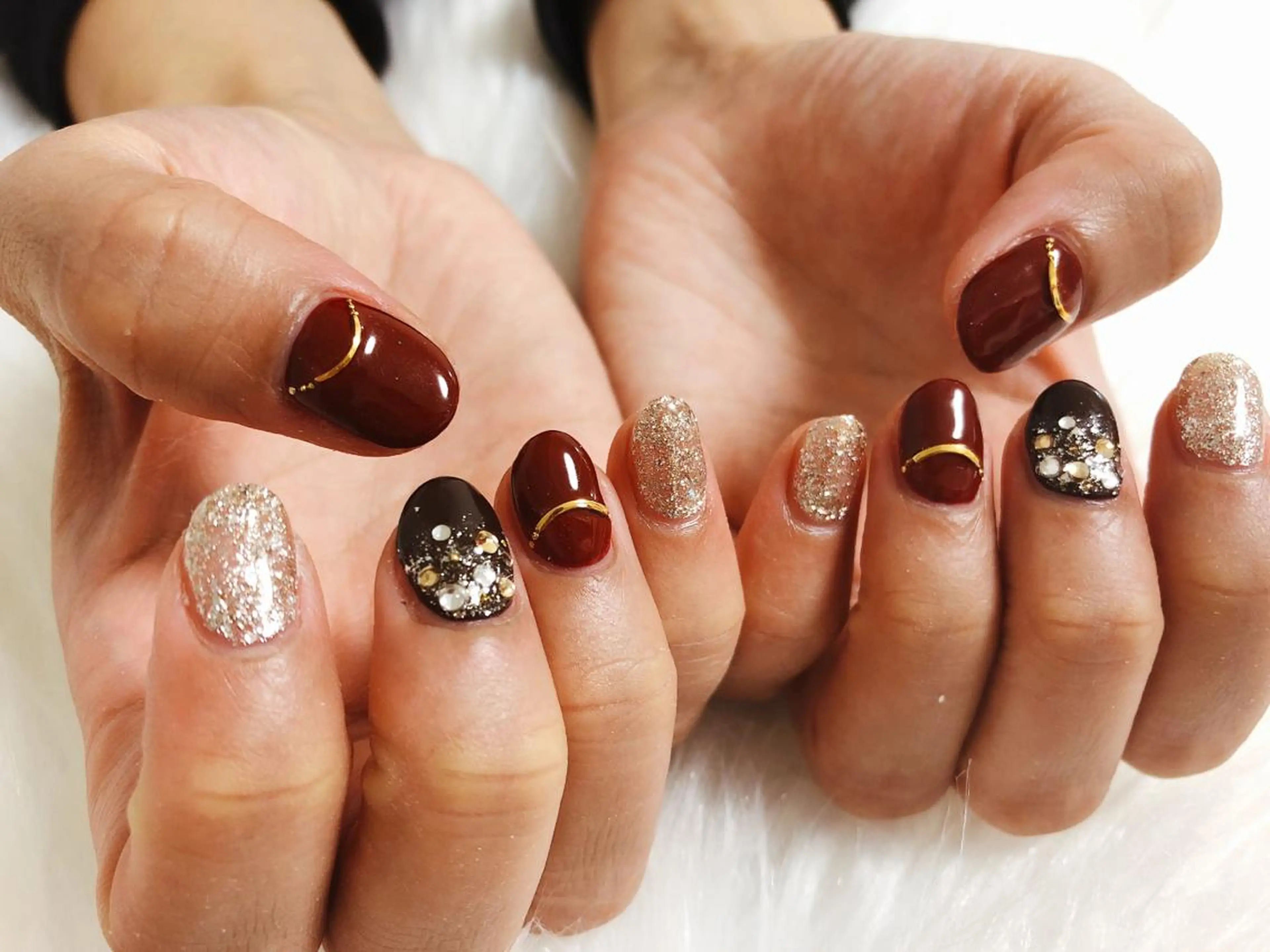 ネイル 冬ネイル クリスマス kiki nail &brow二子玉川の眉毛・アイブロウイメージ