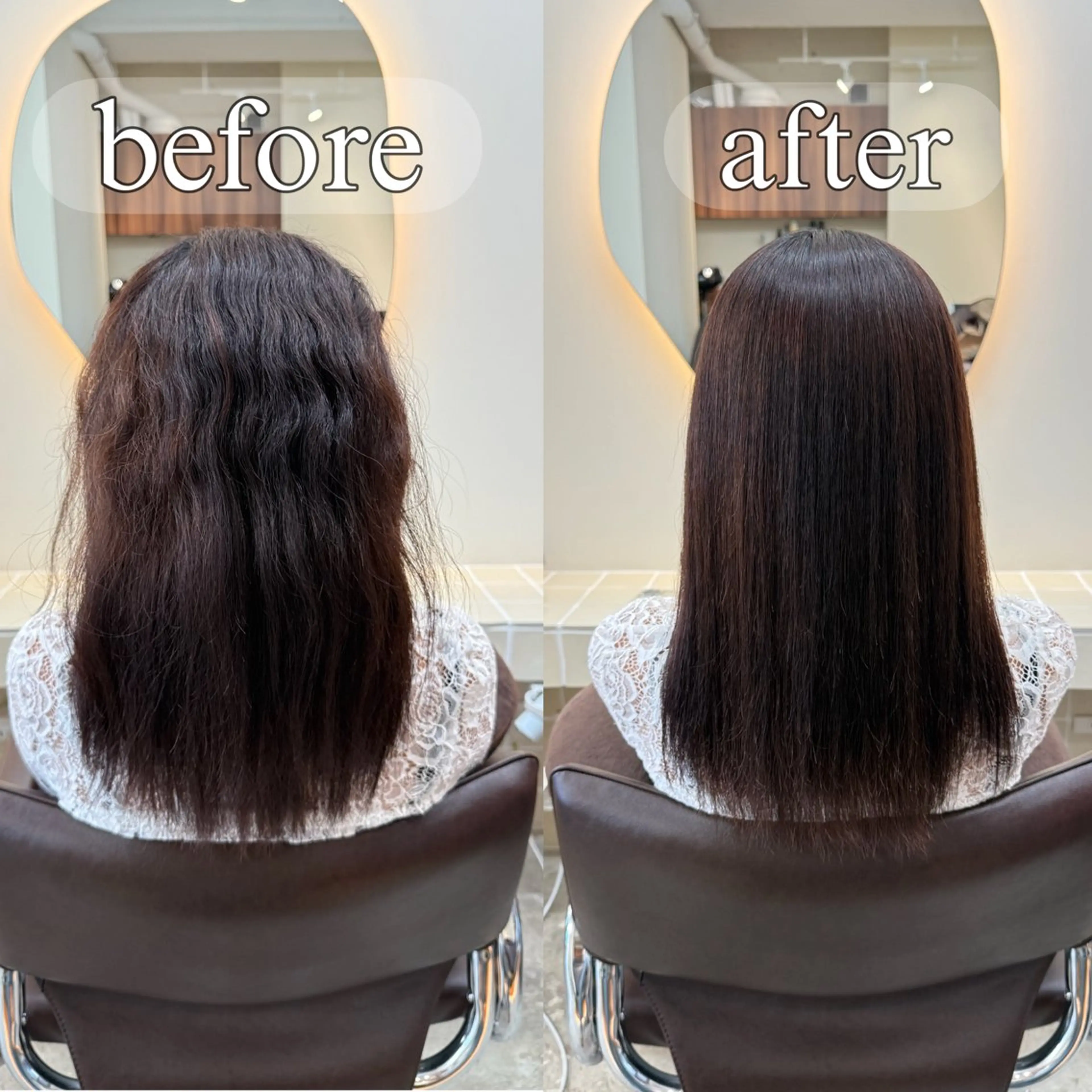 ロング パーマ カット 縮毛矯正 トリートメント ヘッドスパ ヘアセット ✨髪質改善矯正× ブリーチ✨YU-KIのヘアスタイル