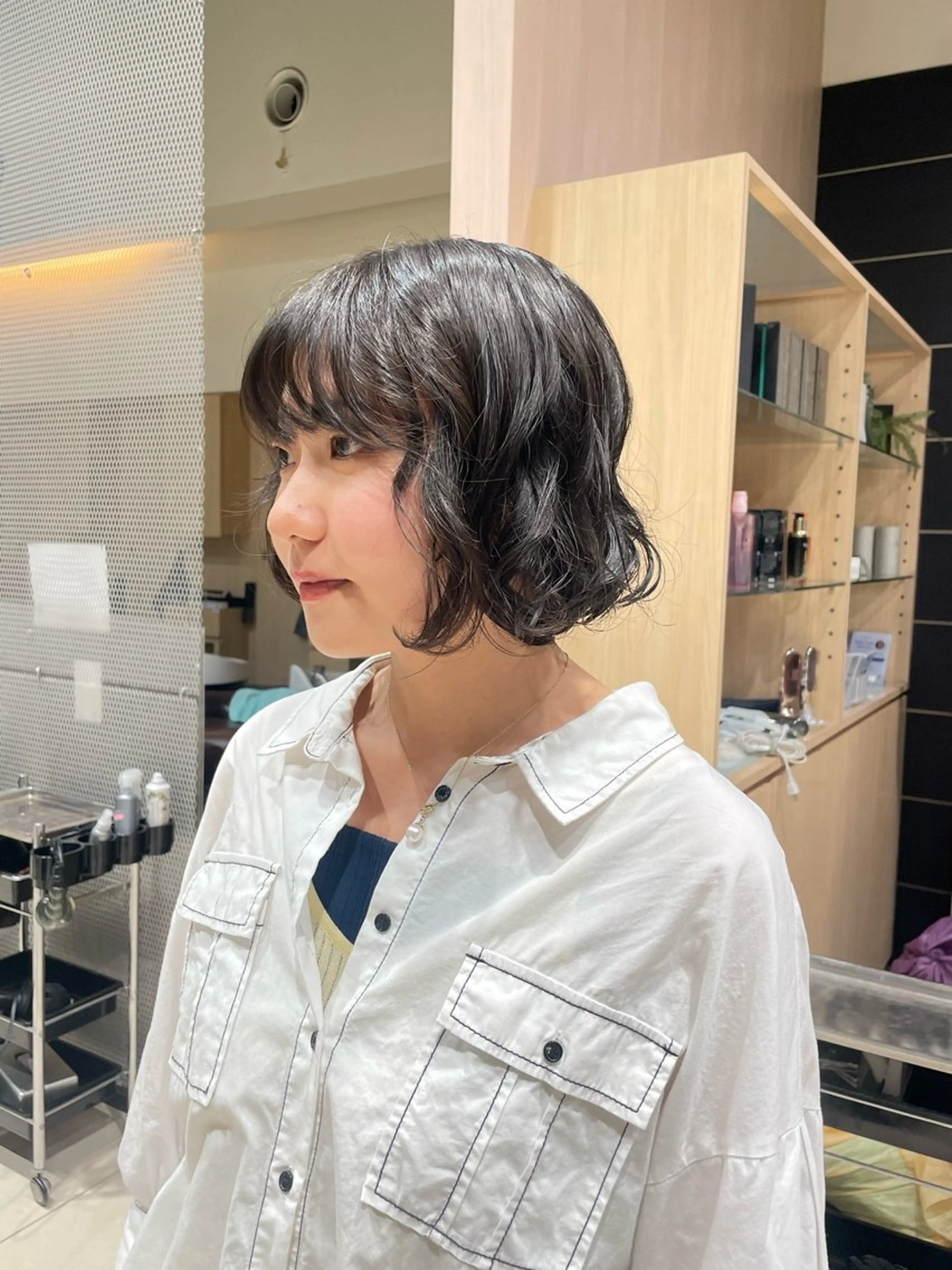ショート ボブ 小池 夏生のヘアスタイル
