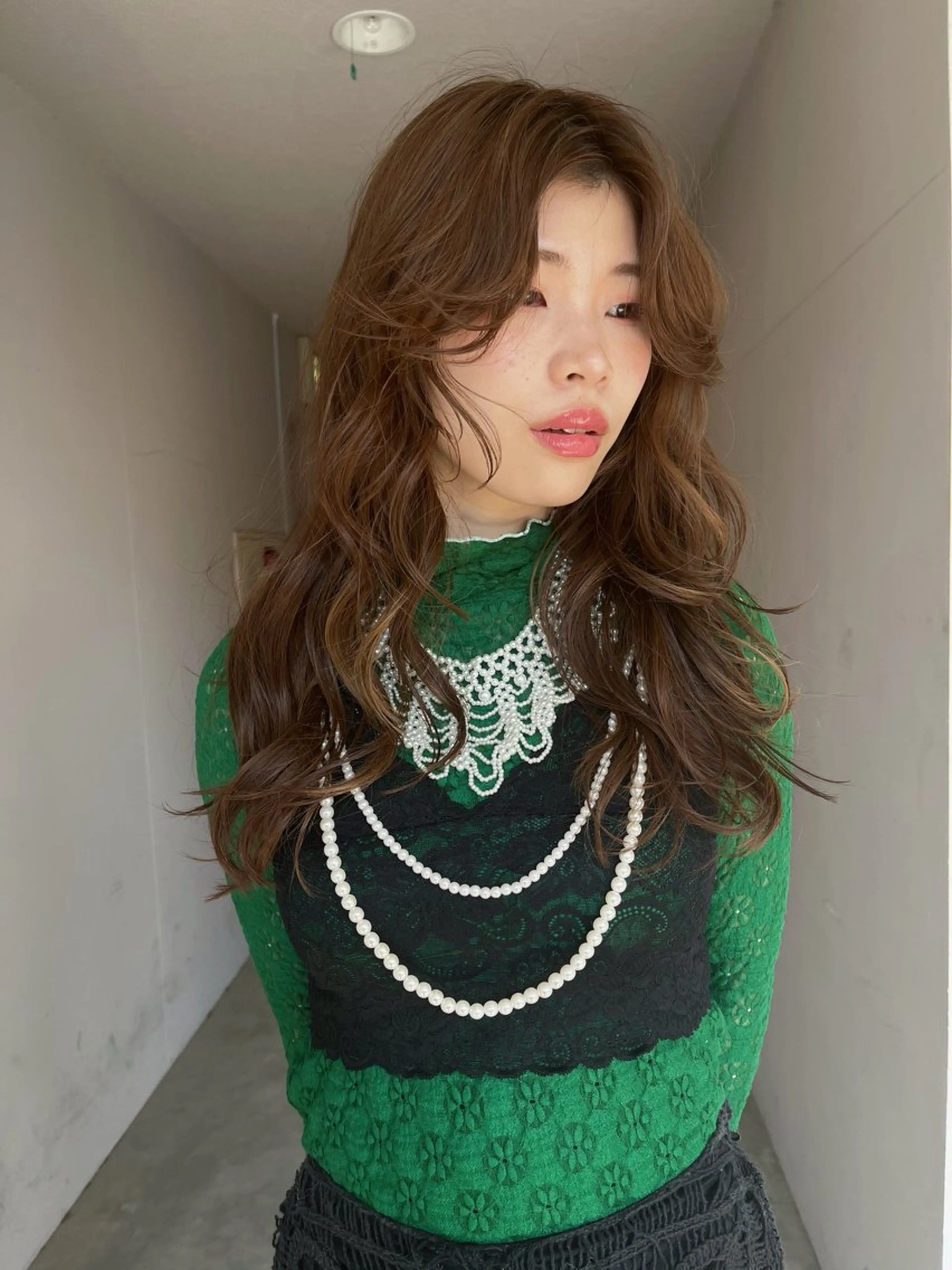 セミロング カラー カット ヘアカラー IROW/イロウ天神 大名店　yamaのヘアスタイル