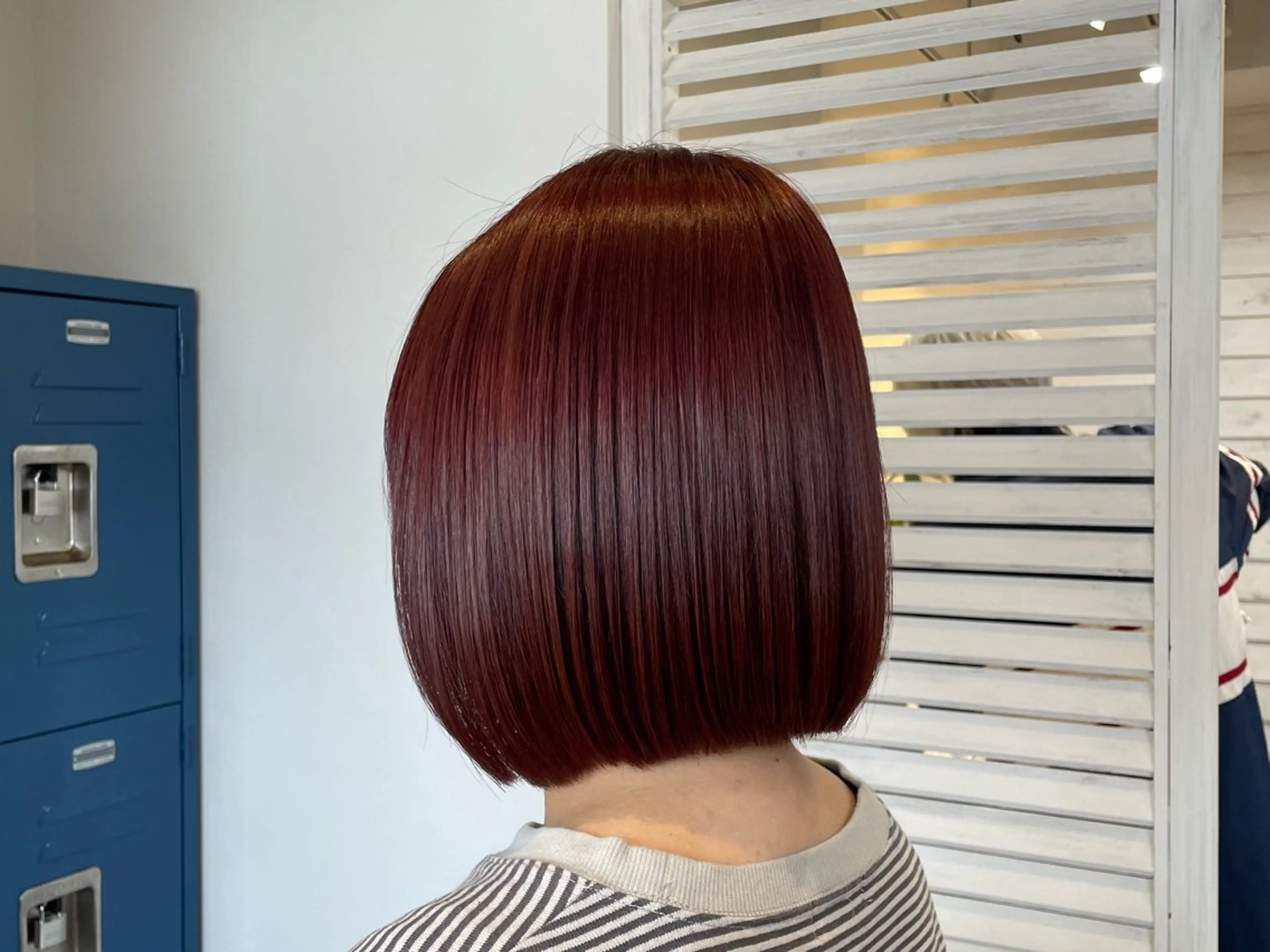 ショート カラー 切りっぱなしボブ ブラウンカラー ボブ 櫻井 美夕のヘアスタイル