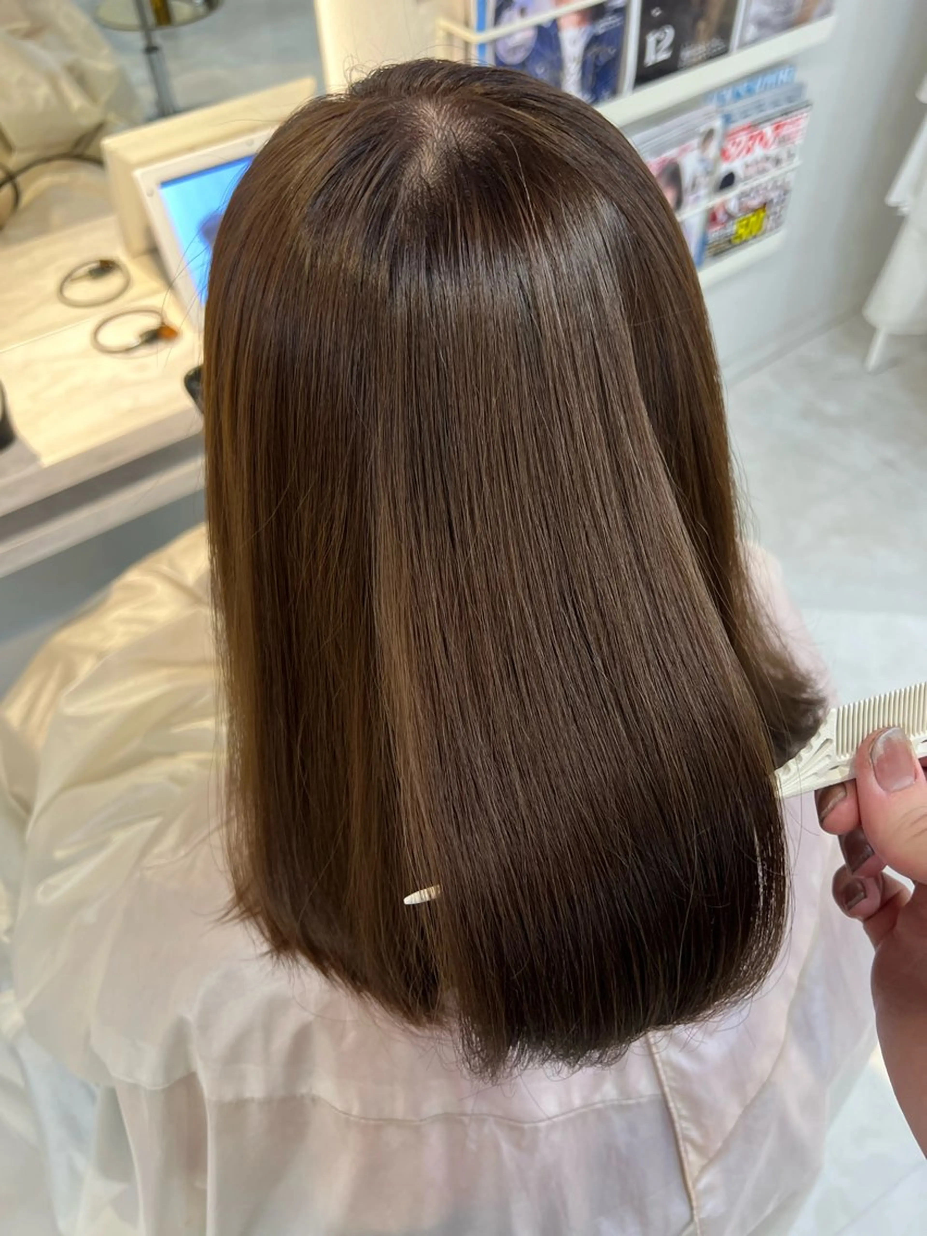 ロング カラー ベージュカラー 寒色ブリーチ練習 モデル募集✨️NOAのヘアスタイル