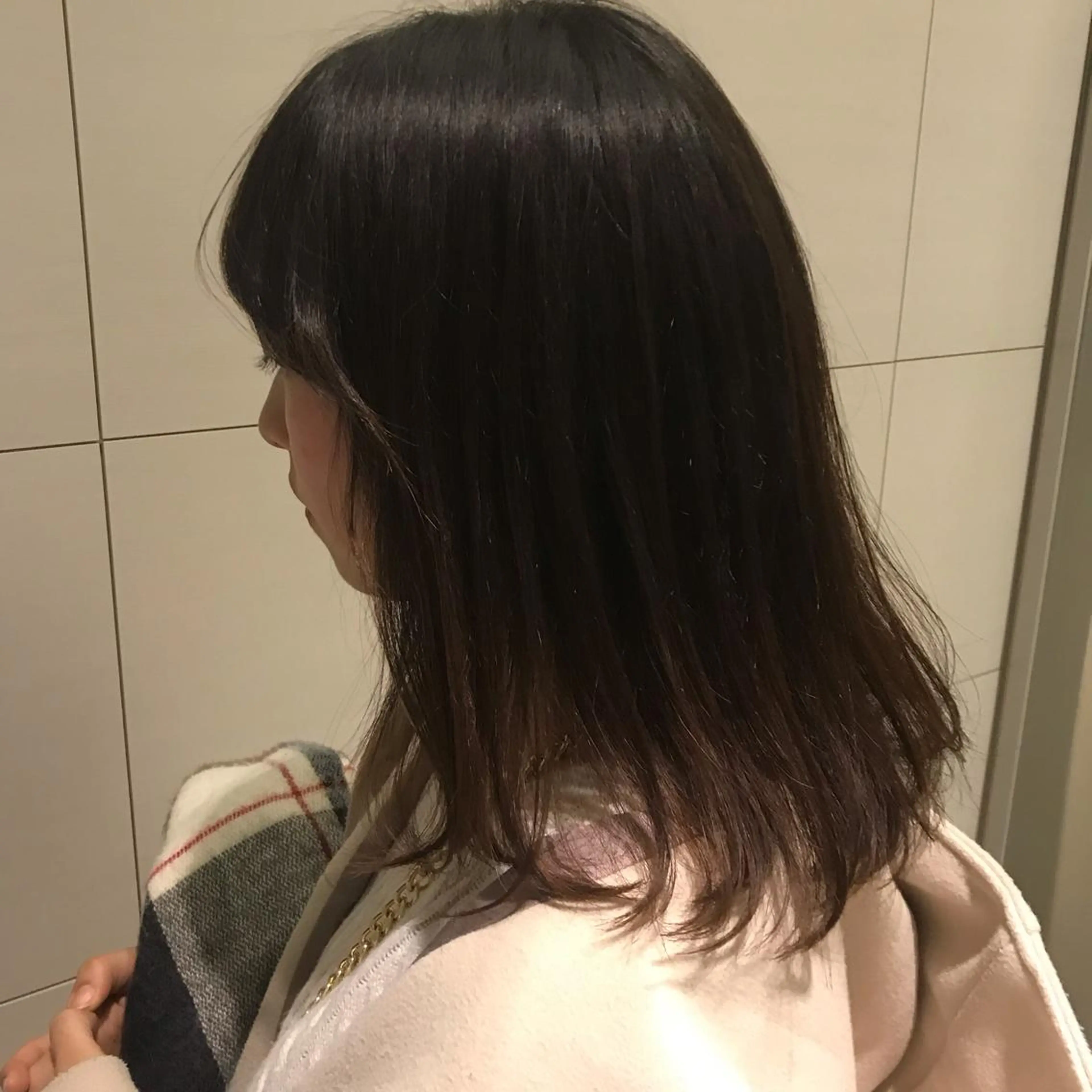 セミロング カット ヘアカラー トリートメント レイヤー・波巻き RYOSUKEのヘアスタイル