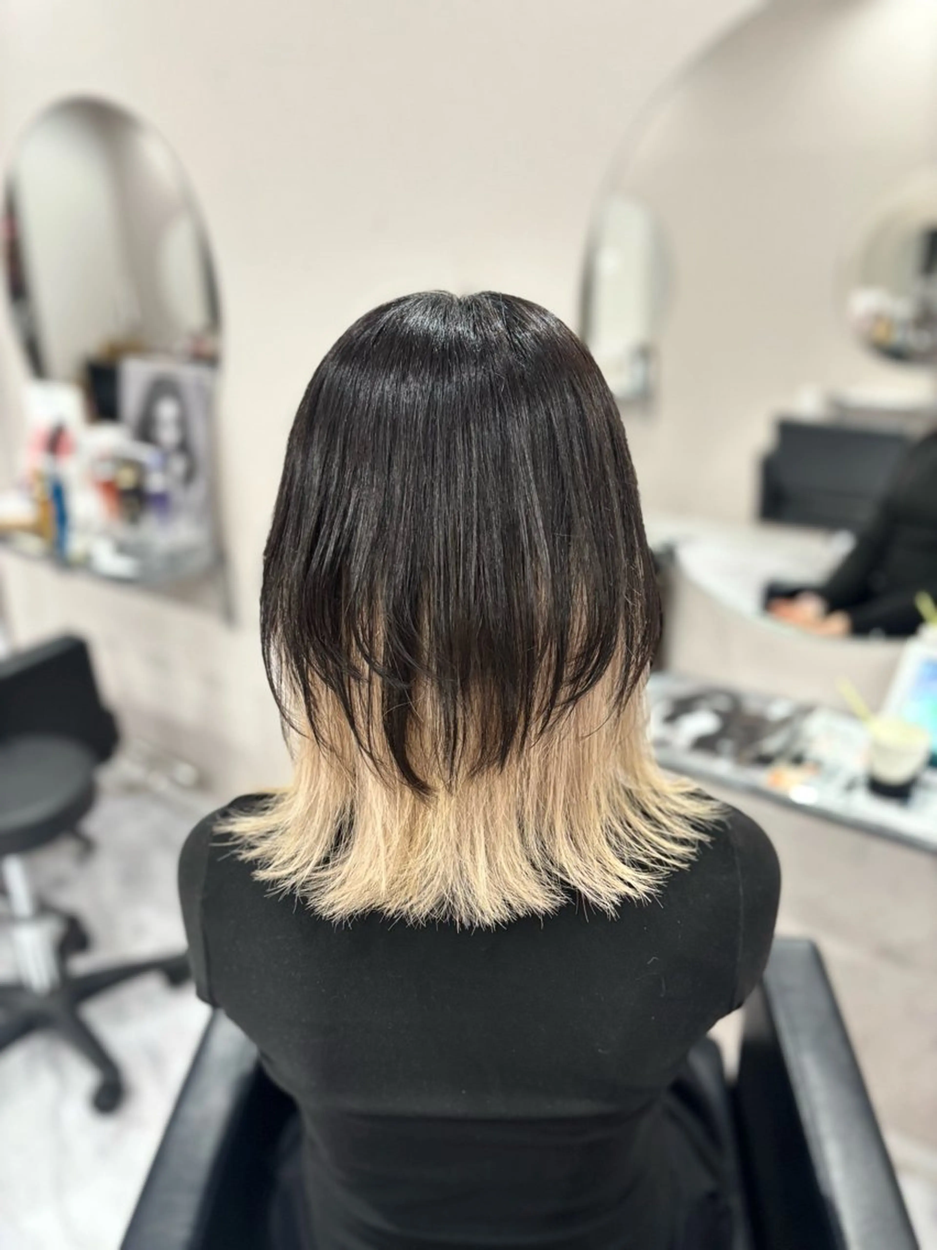 ミディアム カラー 🫐インナーカラー 髪質改善🫐/MEIのヘアスタイル