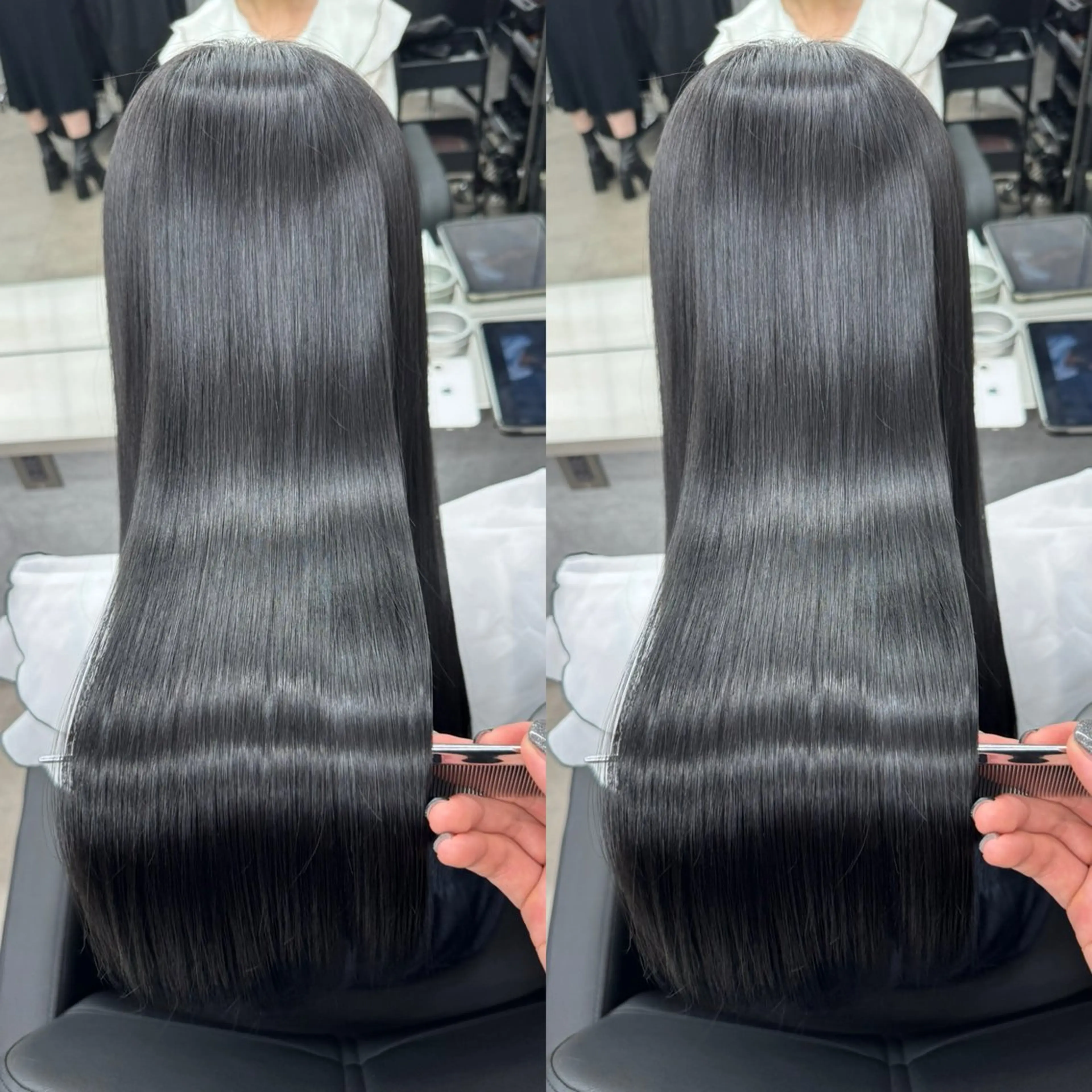 🤩最高級🤩カット➕premium髪質改善縮毛矯正➕髪質改善ULTOWAトリートメントの写真