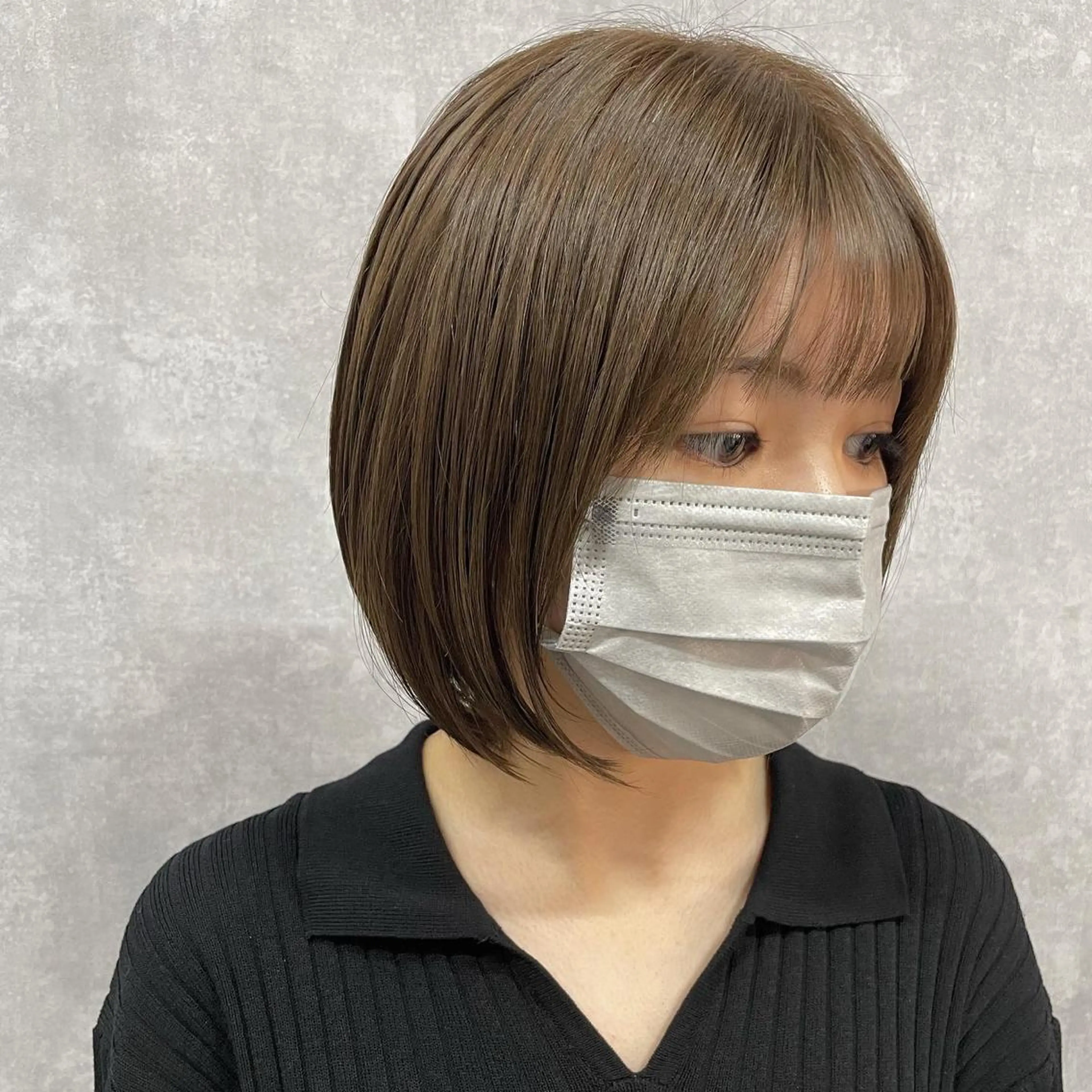 ショート 切りっぱなしボブ ショートボブ ハンサムショート 丸みショート アッシュ カット C’LD hair produce /シールドヘア所属・モテ髪/ボブ/ショー ト/アダチフウトのヘアスタイル