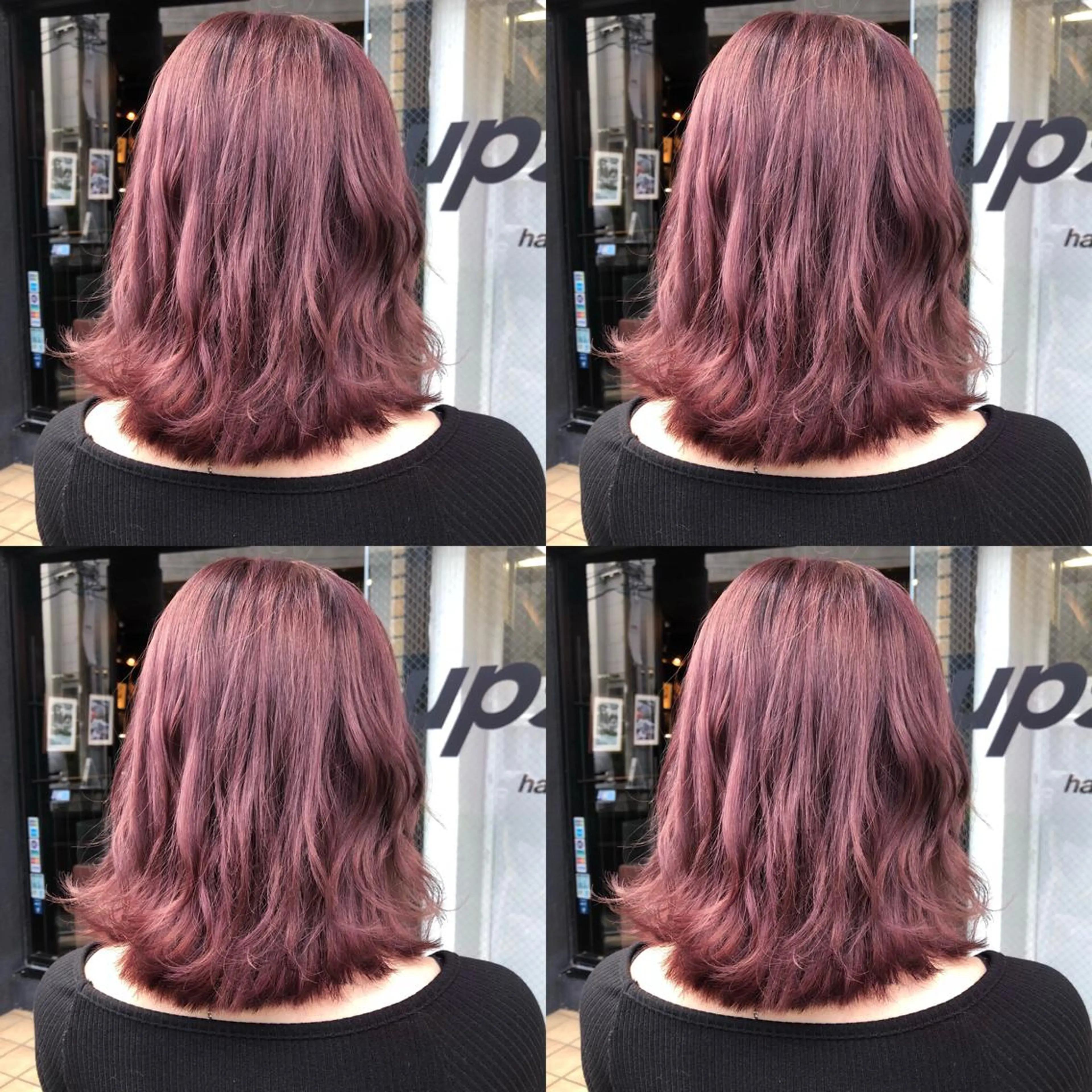 ミディアム カラー パーマ ヘアアレンジ 八巻 晴香のヘアスタイル