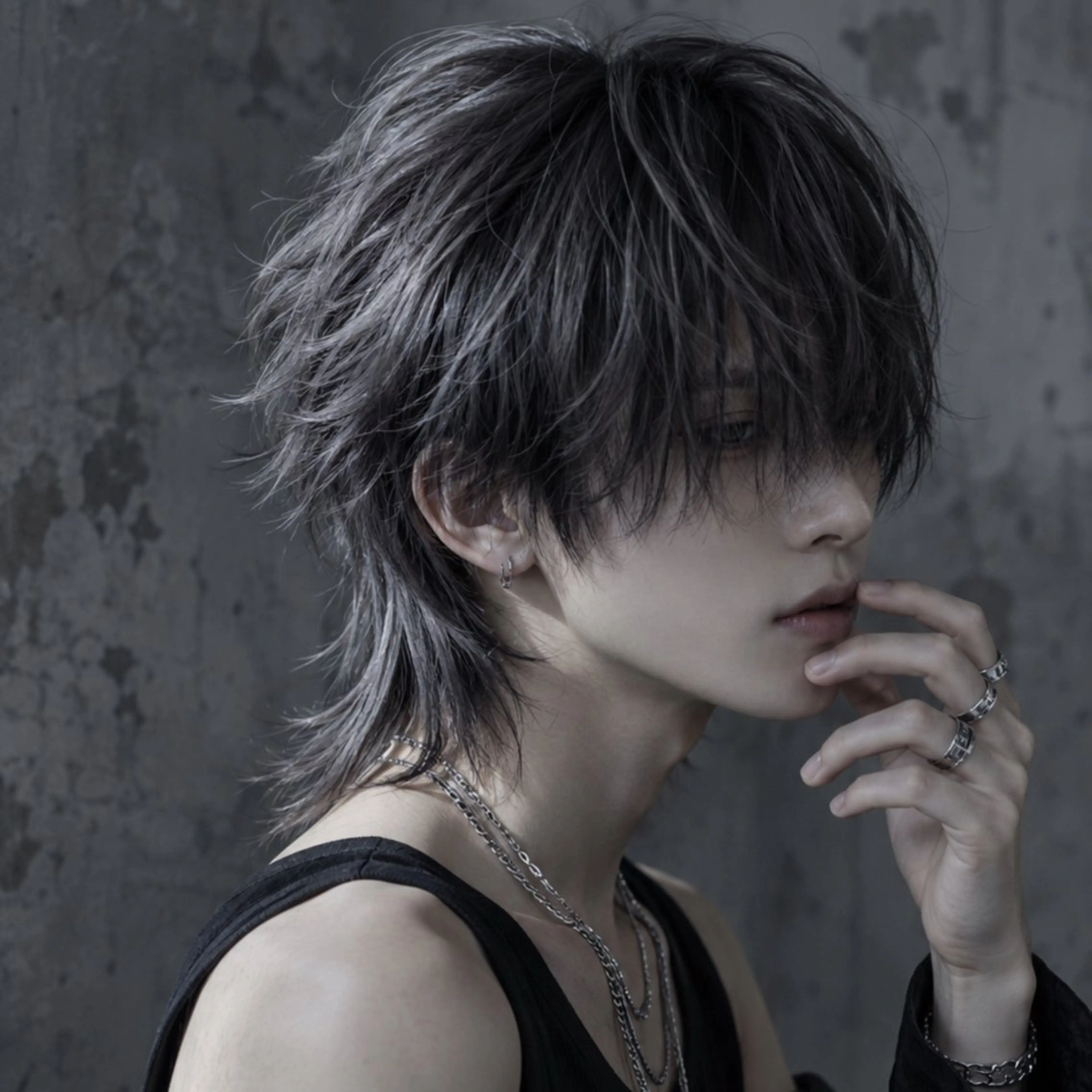 セミロング ウルフカット🐺 /筒井謙登のヘアスタイル
