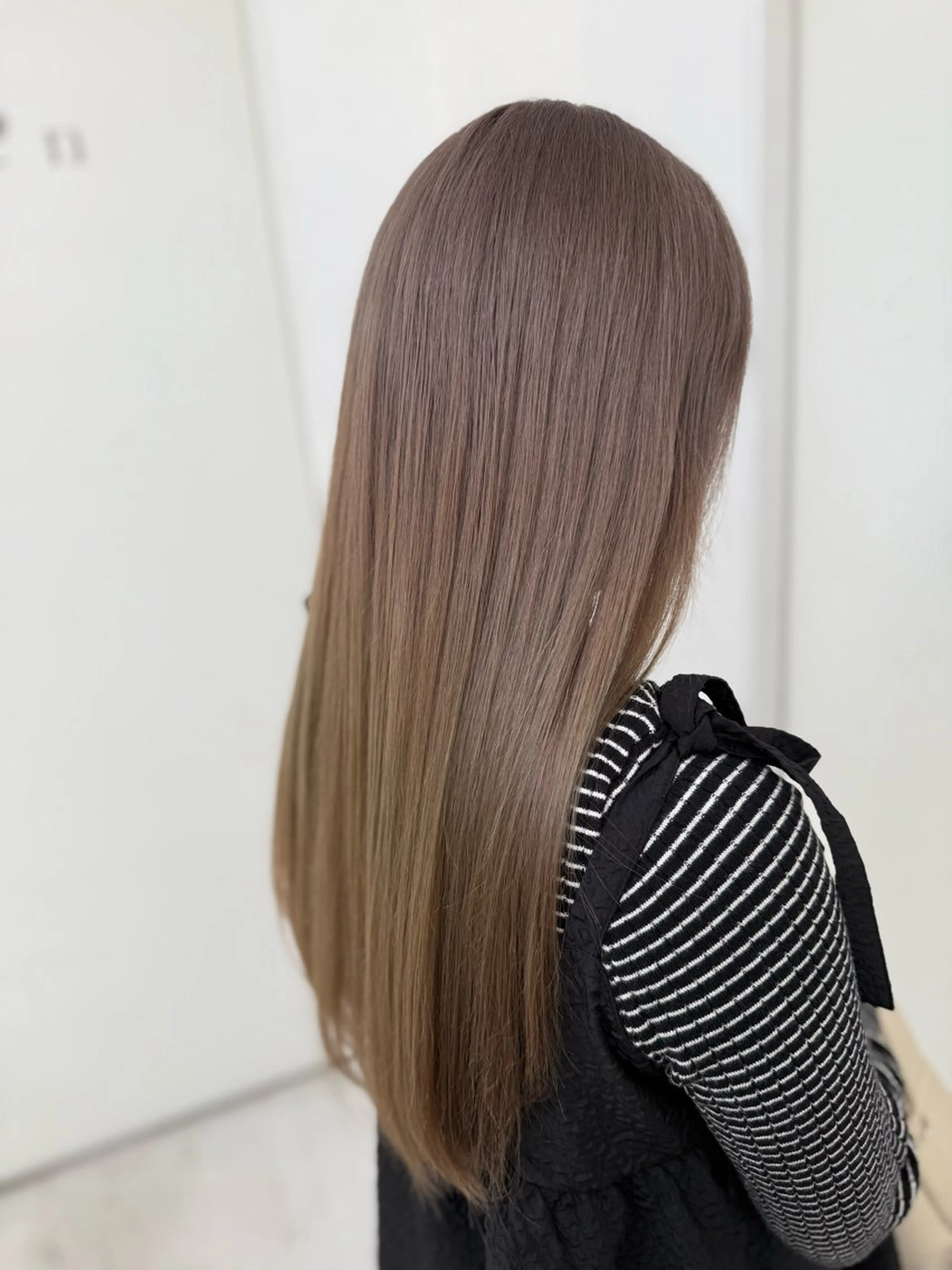 ロング カラー ベージュカラー ラベンダーカラー ラベンダーベージュ 🦋🫧艶髪カラー 🫧🦋あいりのヘアスタイル