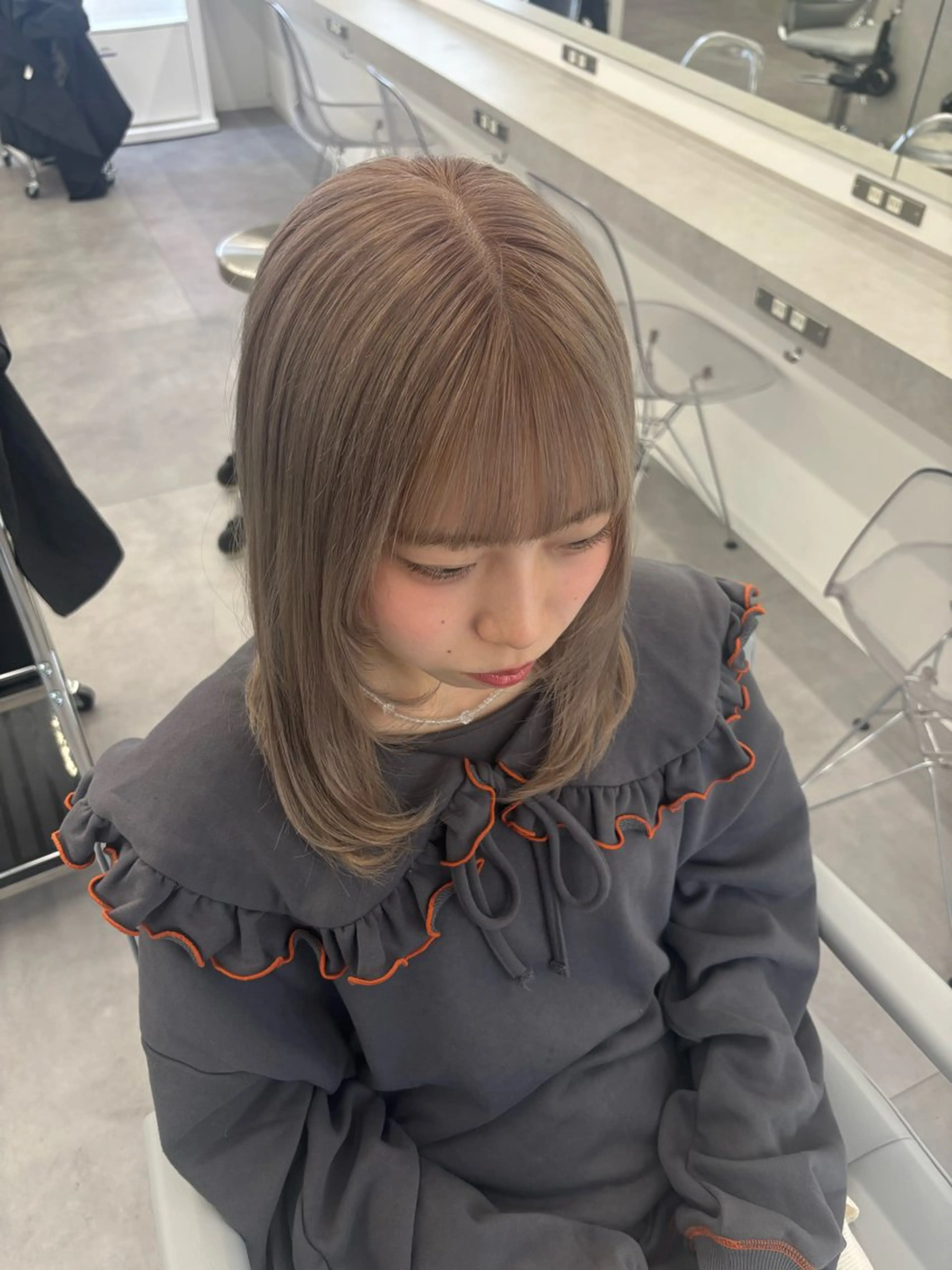 ミディアム カラー 【GAME栄】 そなのヘアスタイル