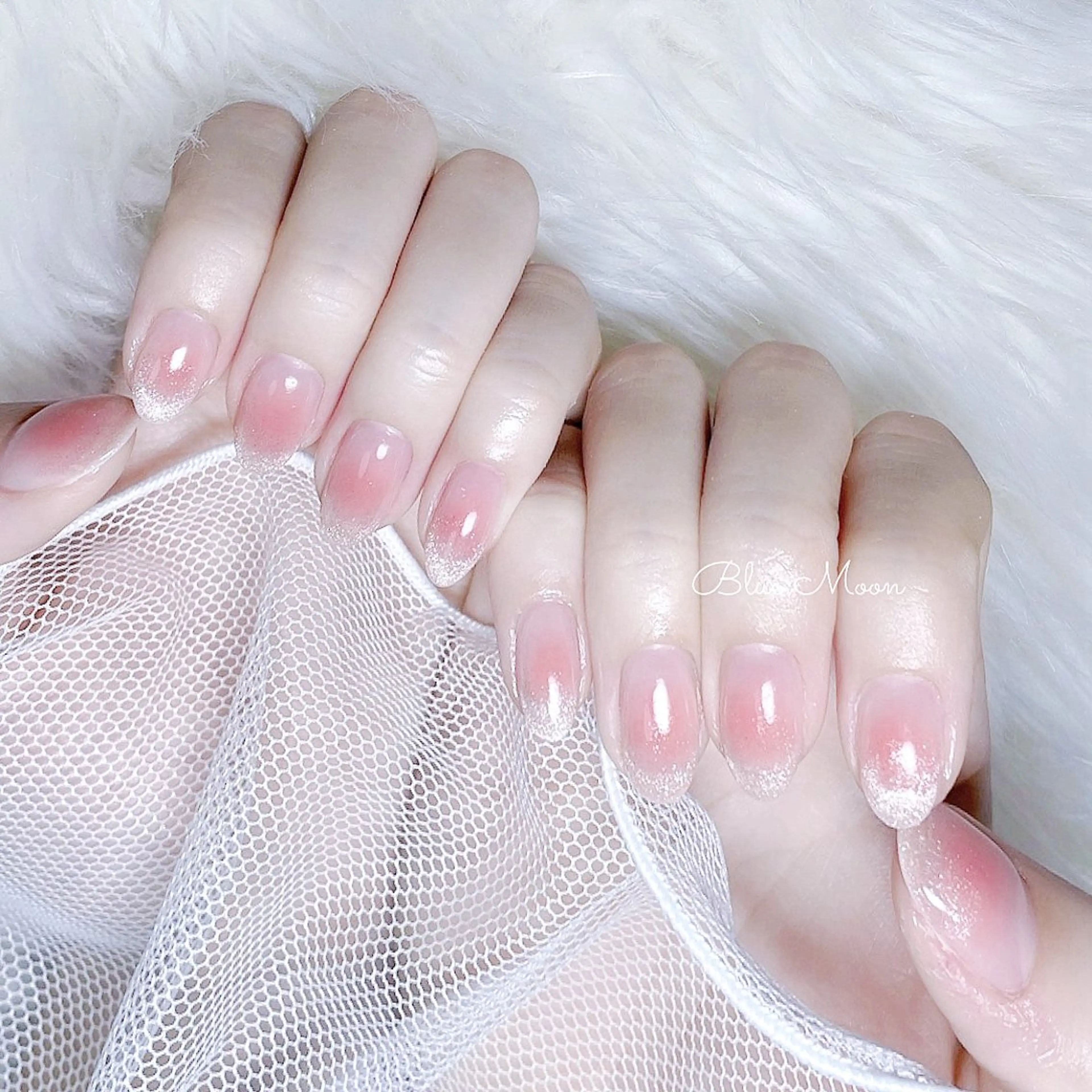 ネイル チークネイル ハンドネイル ハンドケア nail salon Blue Moonのネイルデザイン