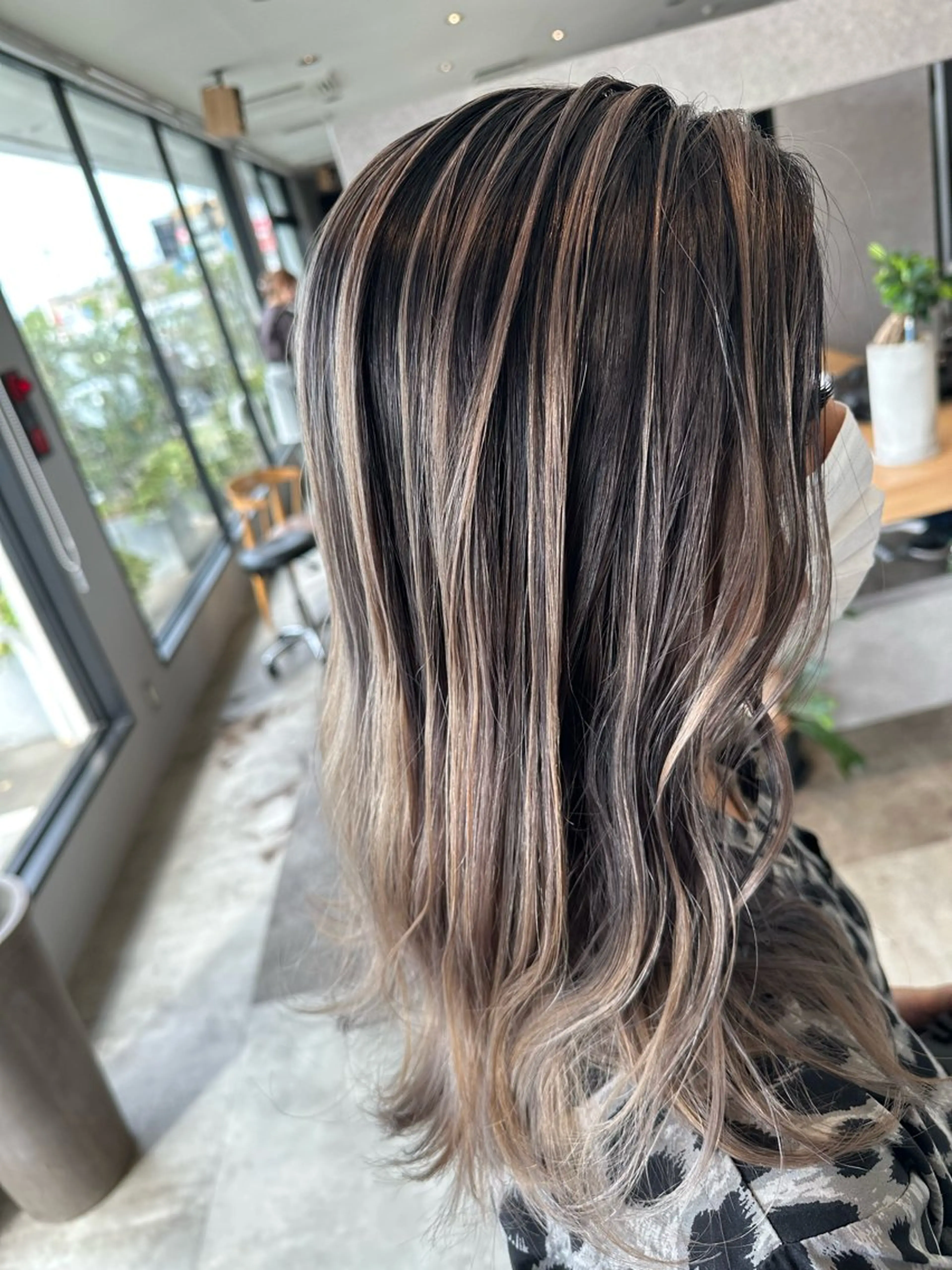 セミロング 原 辰徳のヘアスタイル