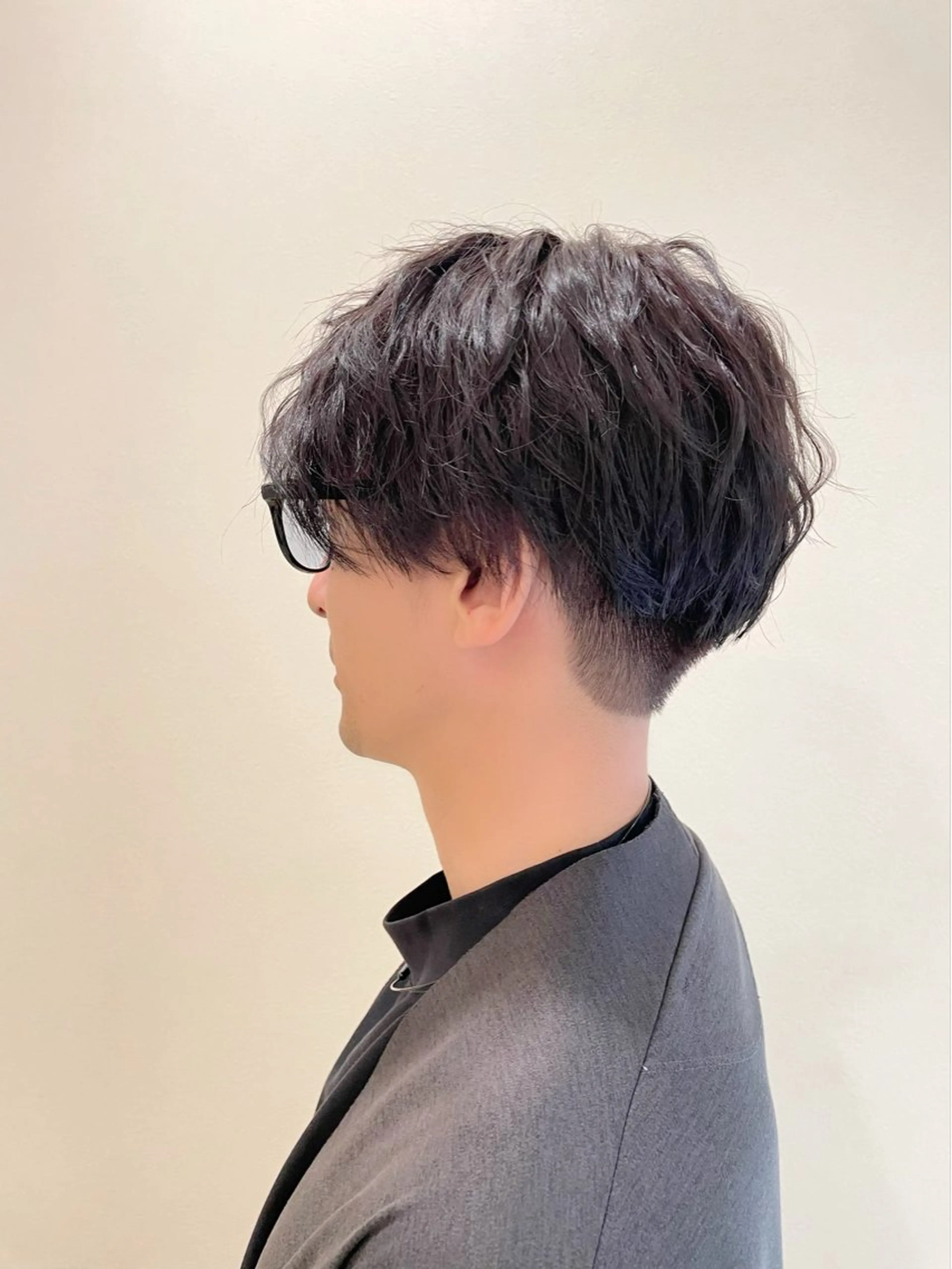 メンズカット＋ツイストパーマの写真