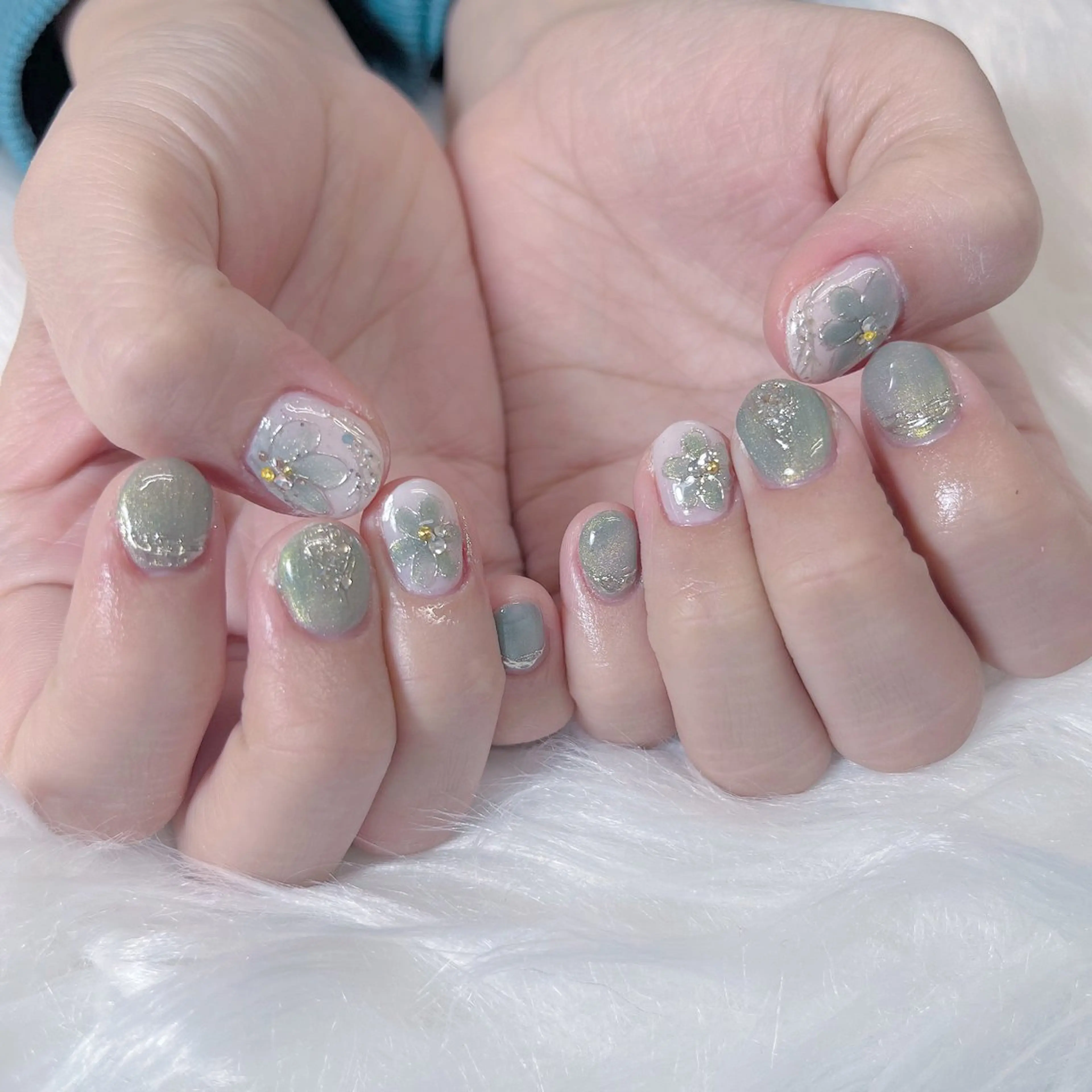 ネイル Maya 🧊🫧‪のネイルデザイン