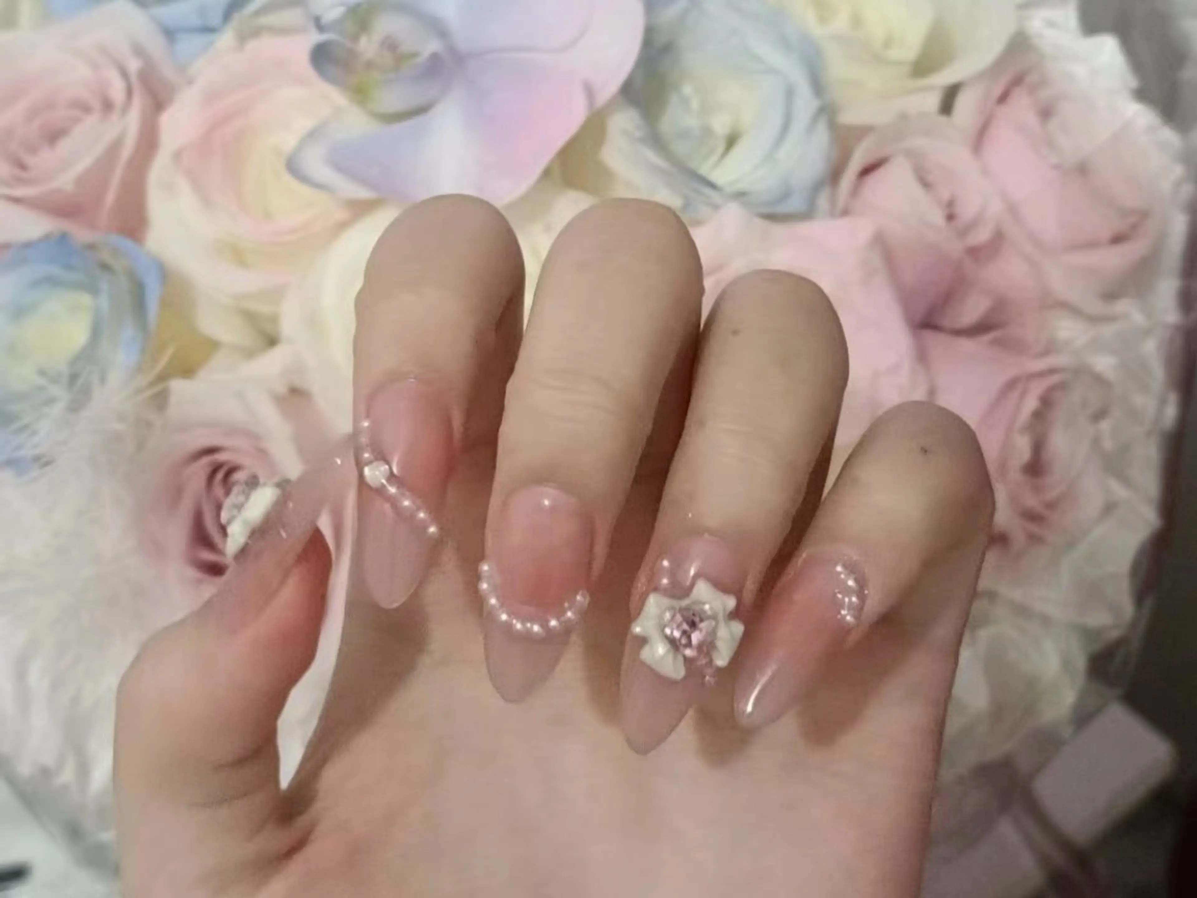 ネイル ハンドネイル Venus nail チップ長さだし専門店のネイルデザイン