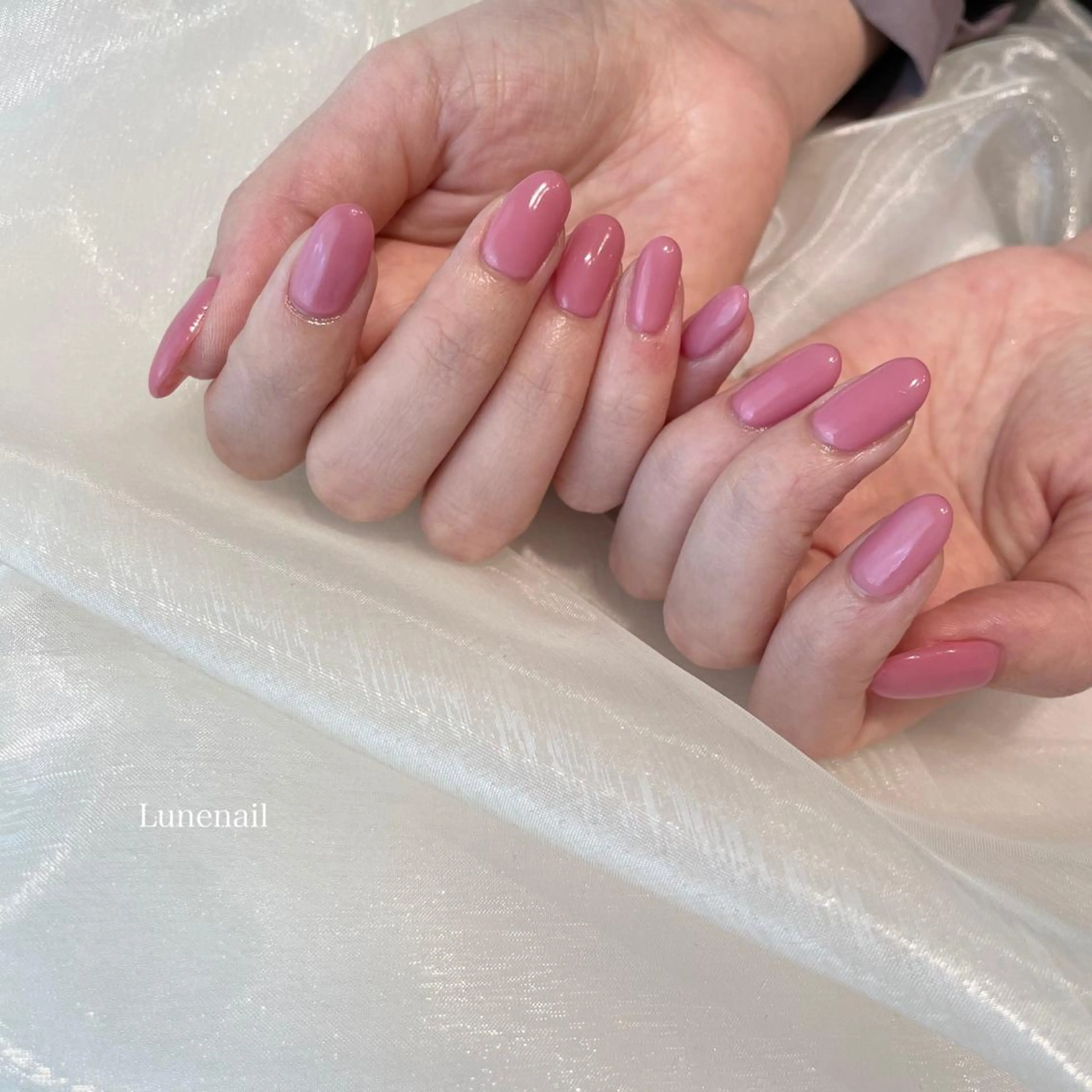 ミディアム ハンドネイル Lune nailのネイルデザイン