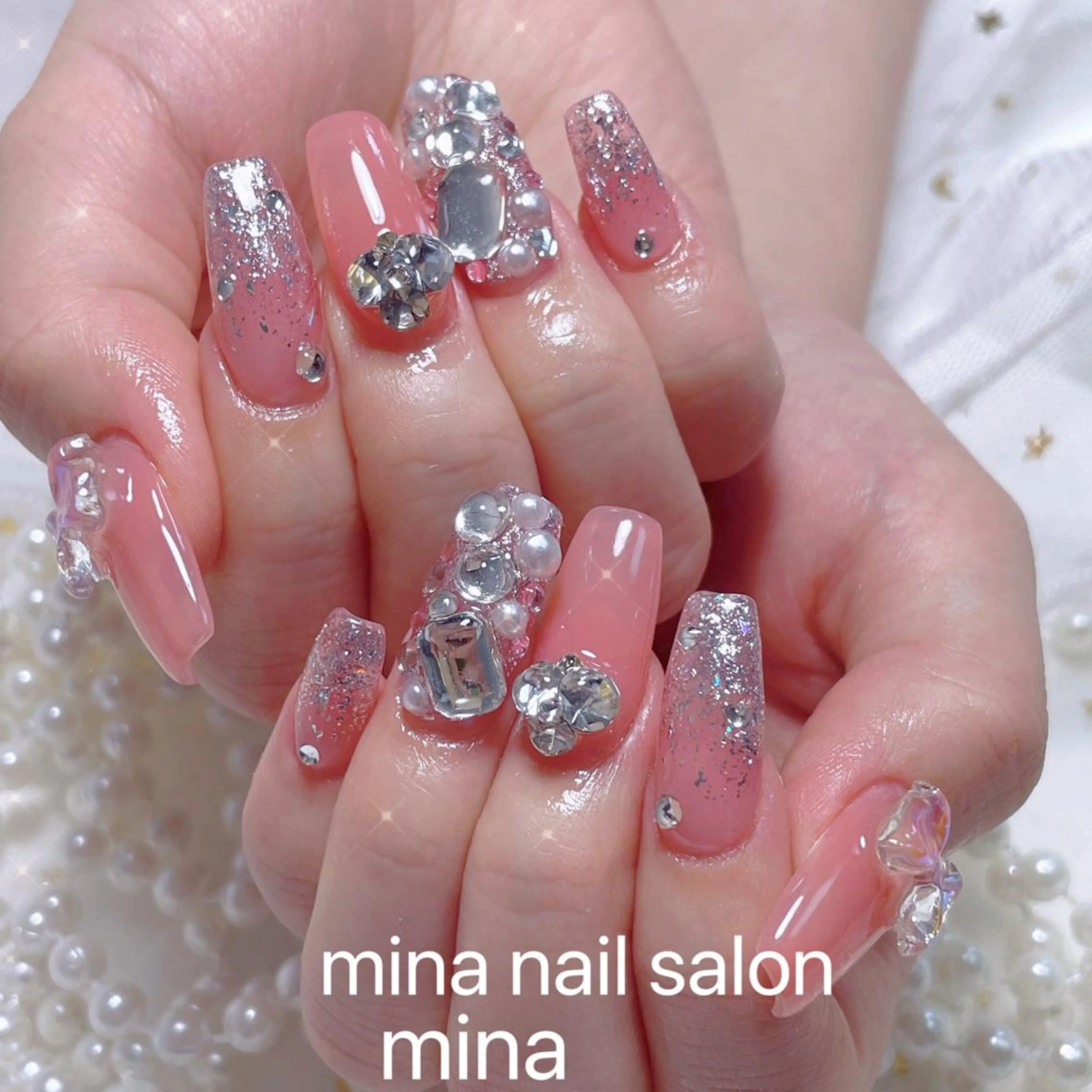 ネイル ハンドネイル 七海🎀 💗のネイルデザイン