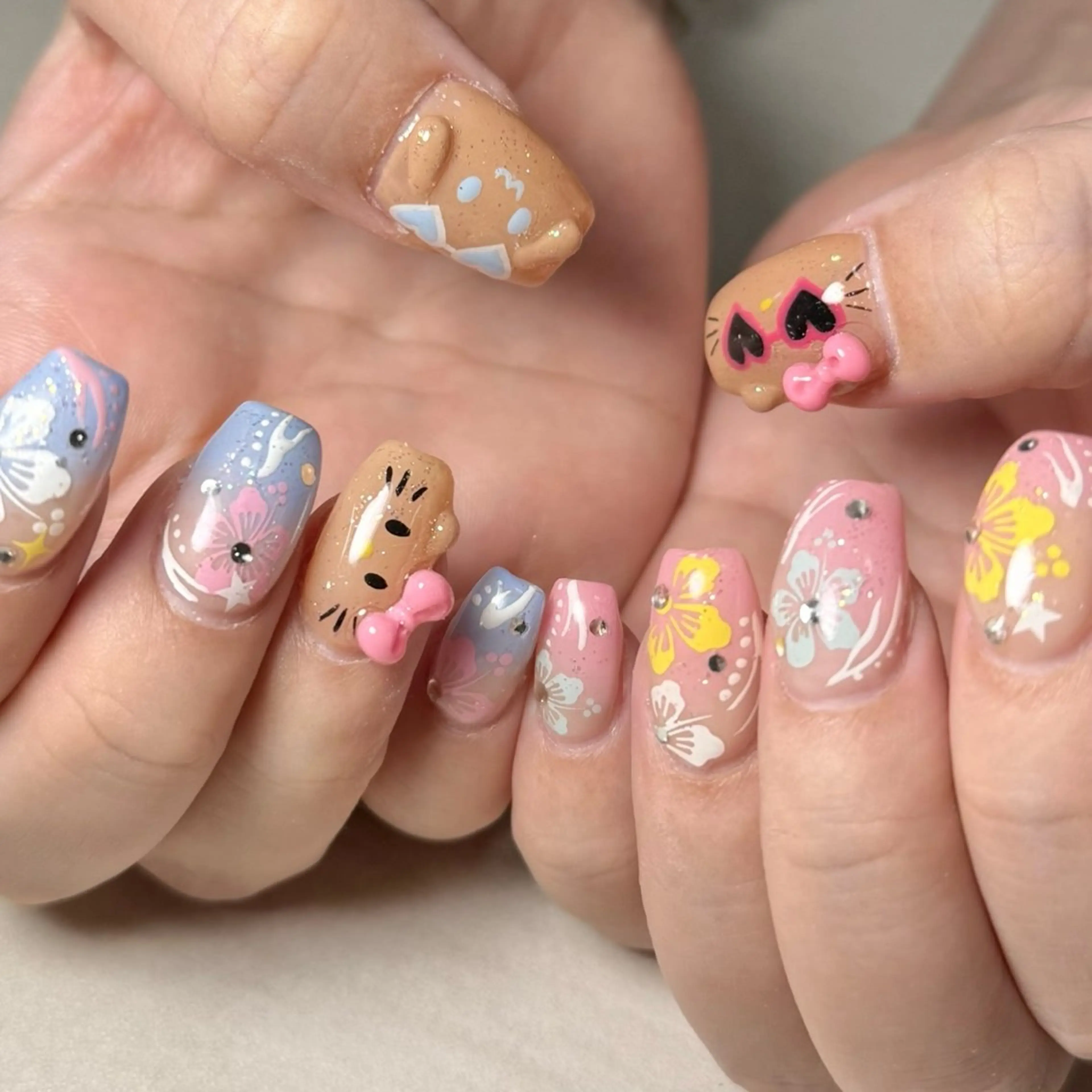 ネイル ハンドネイル 【Yappy🌈】 💖P-tanaのネイルデザイン