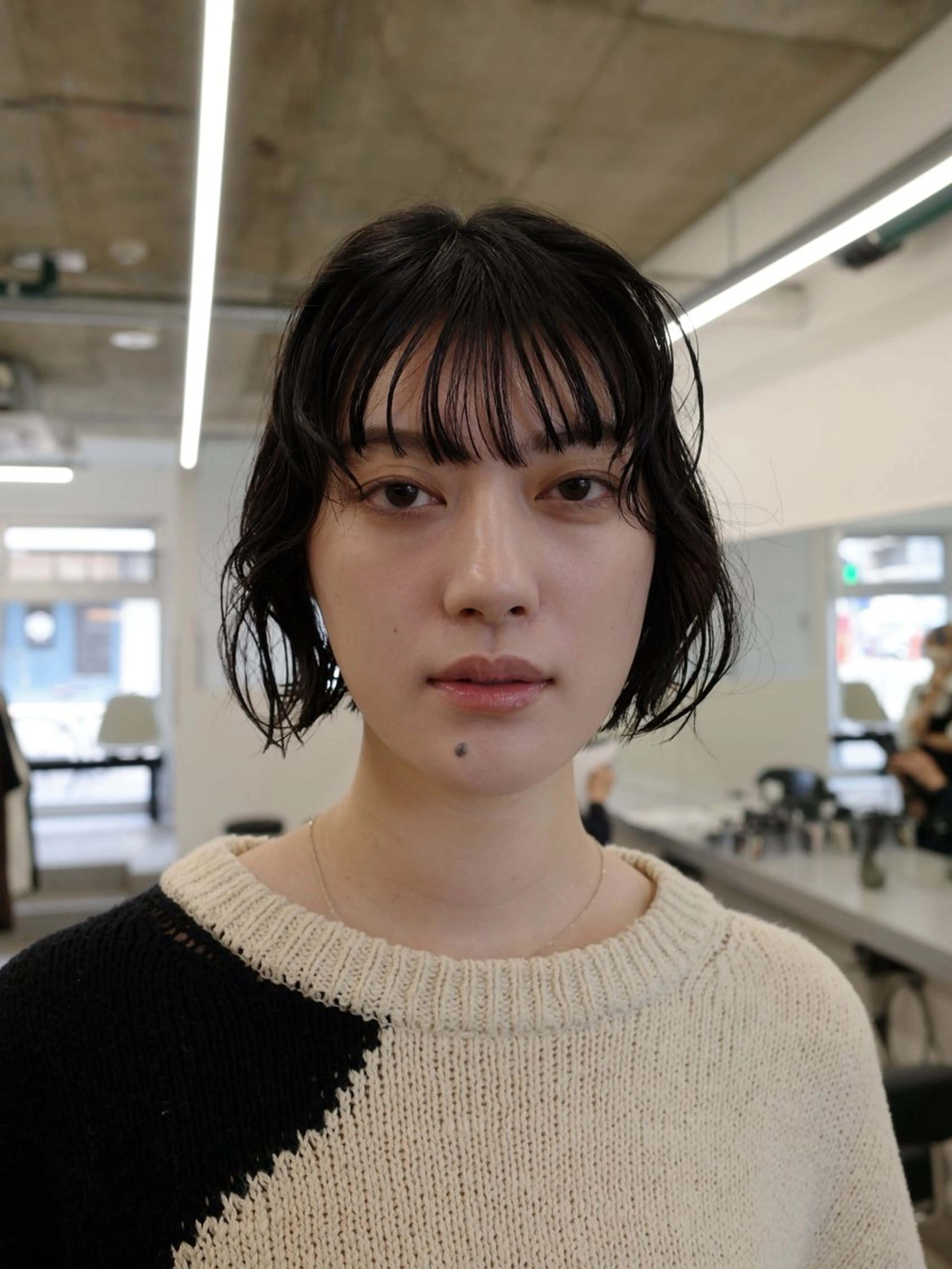ショート パーマ ボブ ニュアンスパーマ tension 【テンション】のヘアスタイル
