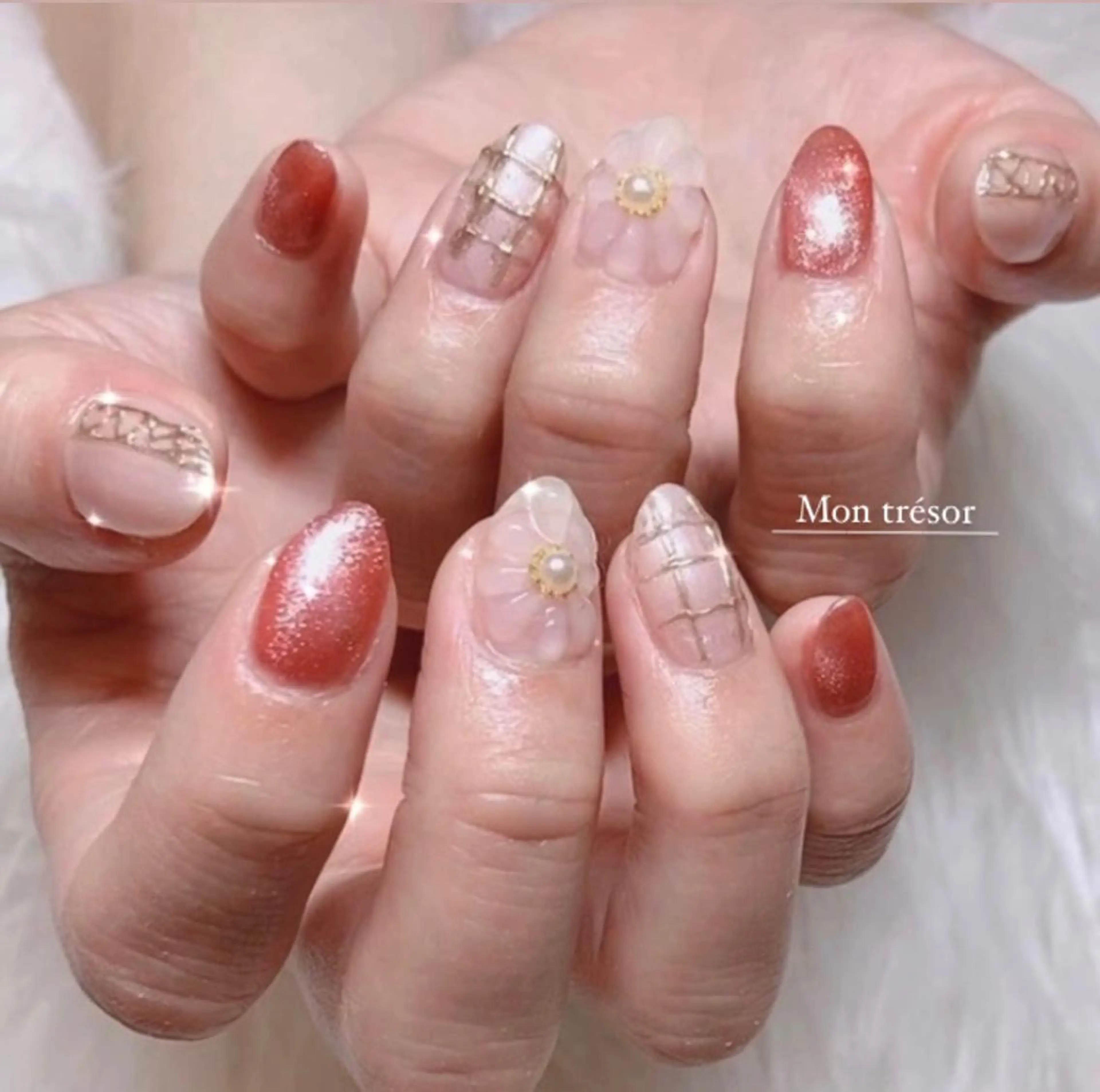 ネイル ハンドネイル Montrésor 名古屋ネイルサロンのネイルデザイン