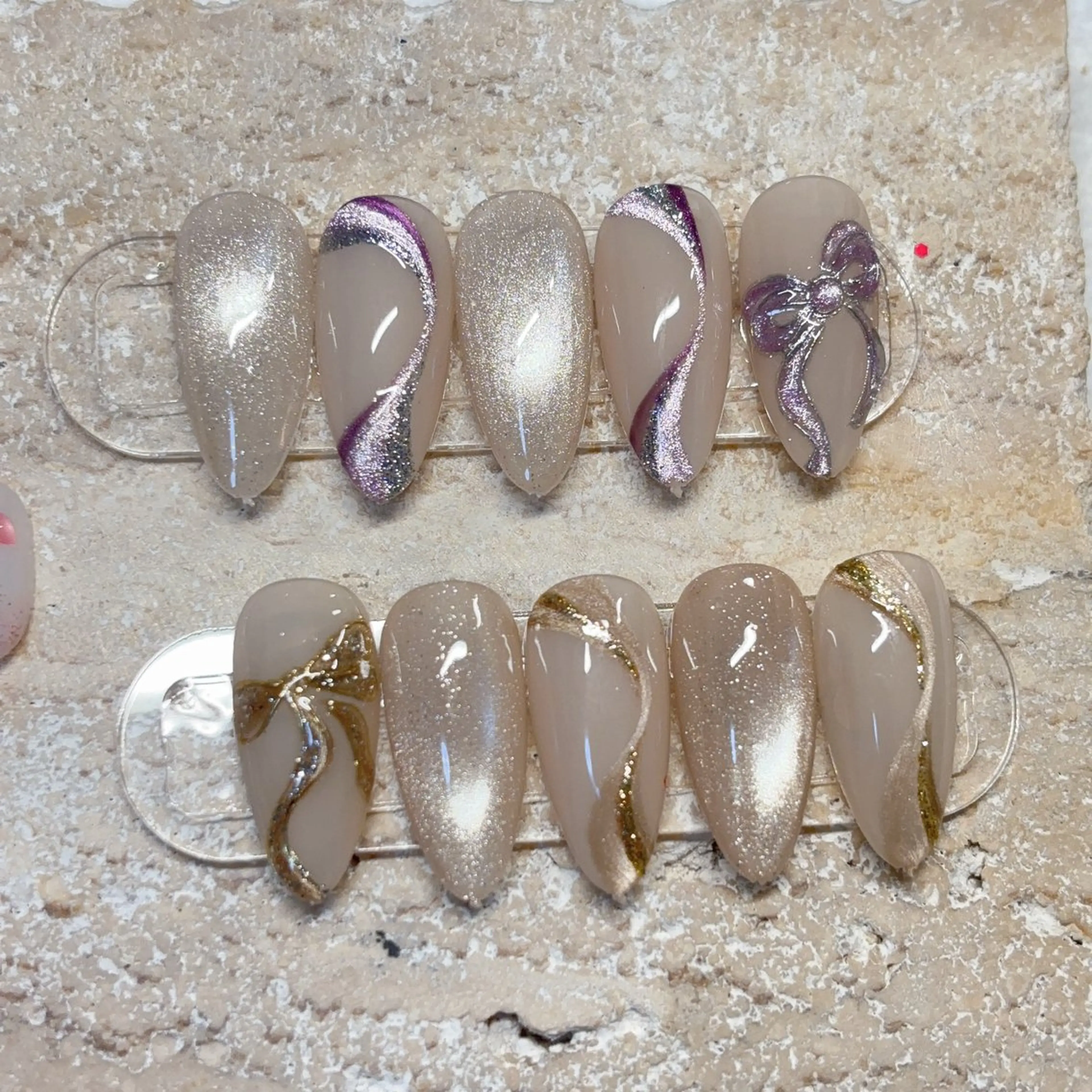 ネイル アートネイル マグネットネイル ハンドネイル 33 nail salon 徳山里美のネイルデザイン