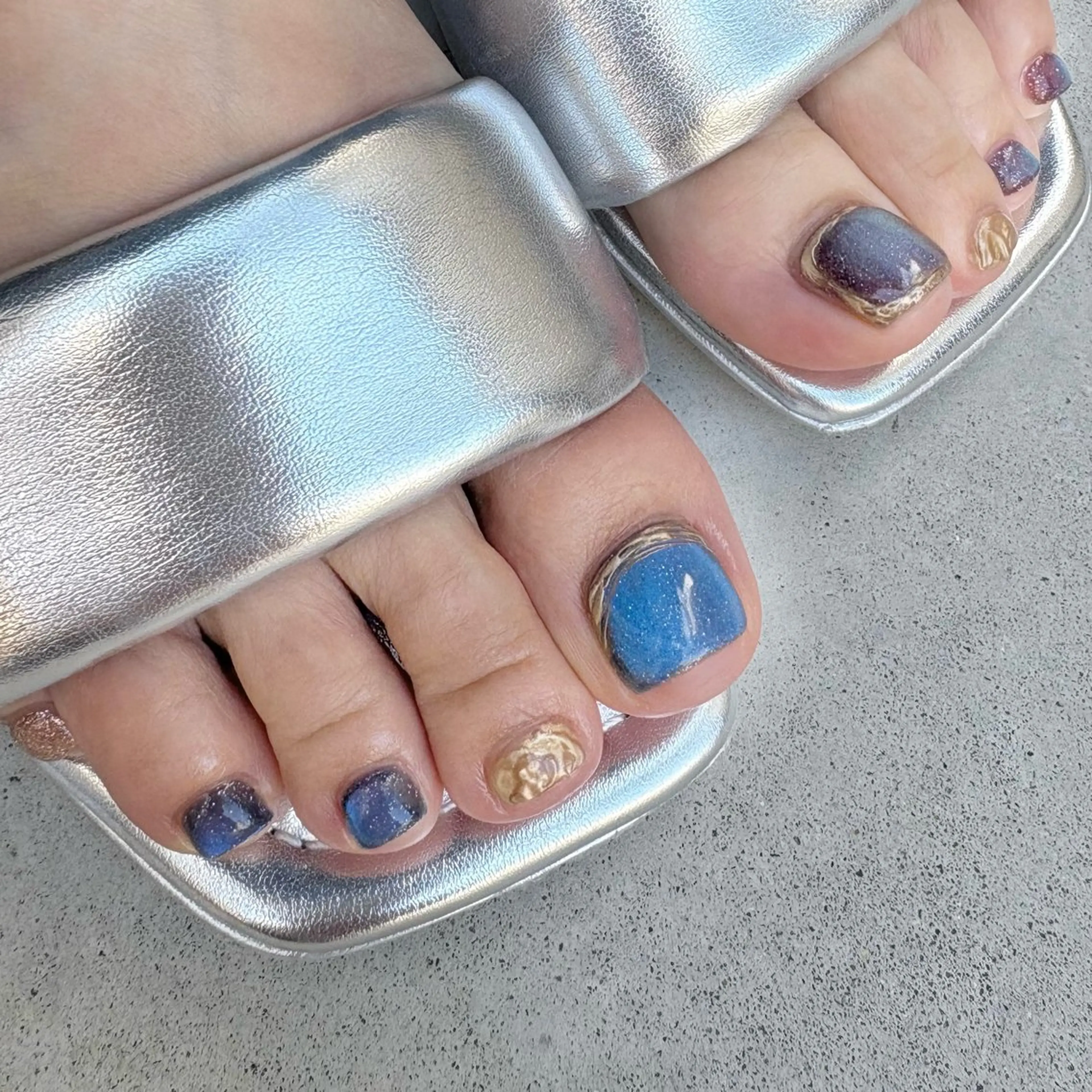 ▫︎フット お持ち込みデザインと ▫︎【オフ込み】の写真