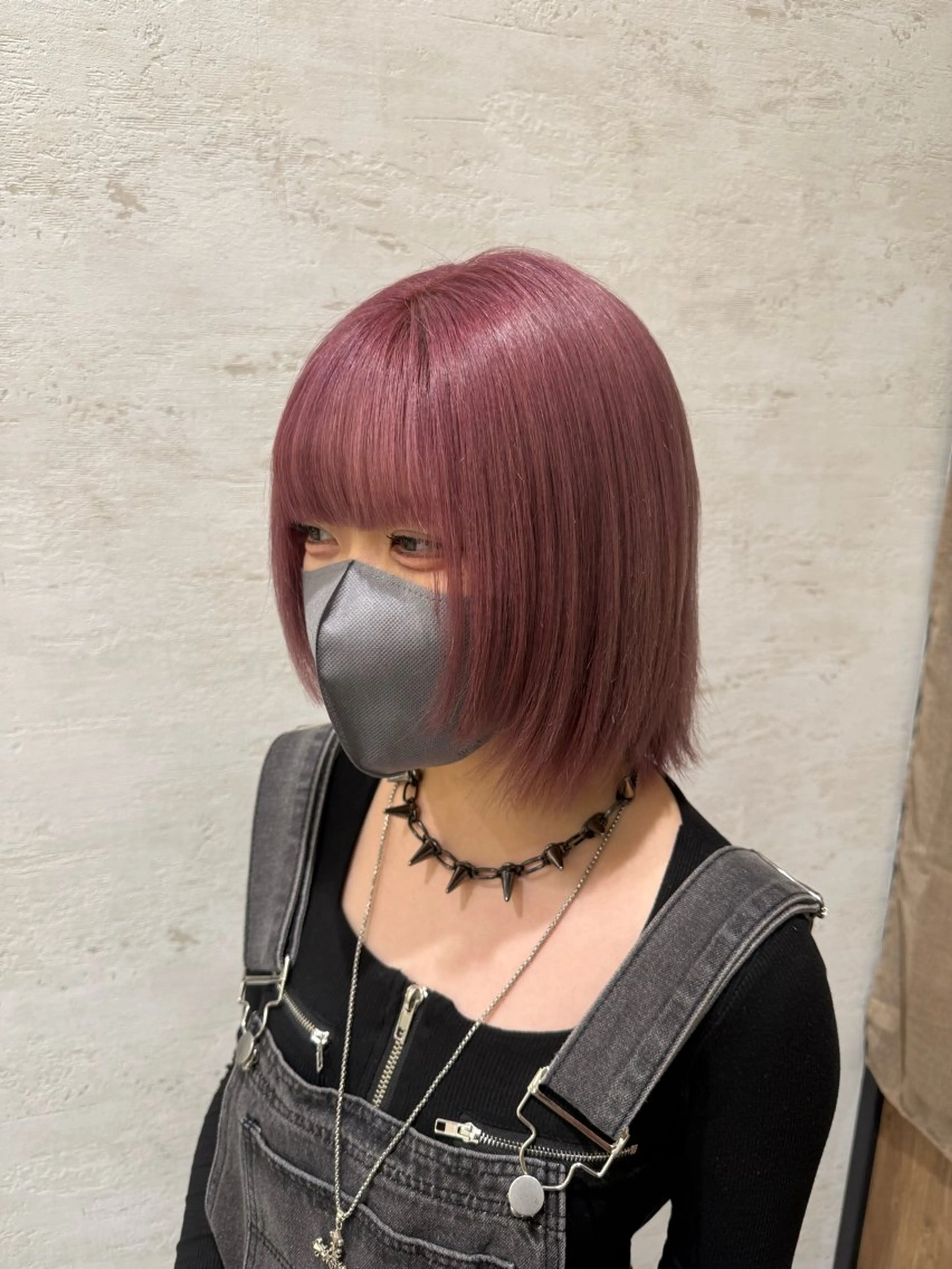 ミディアム カラー ブリーチ 山田 翔真のヘアスタイル