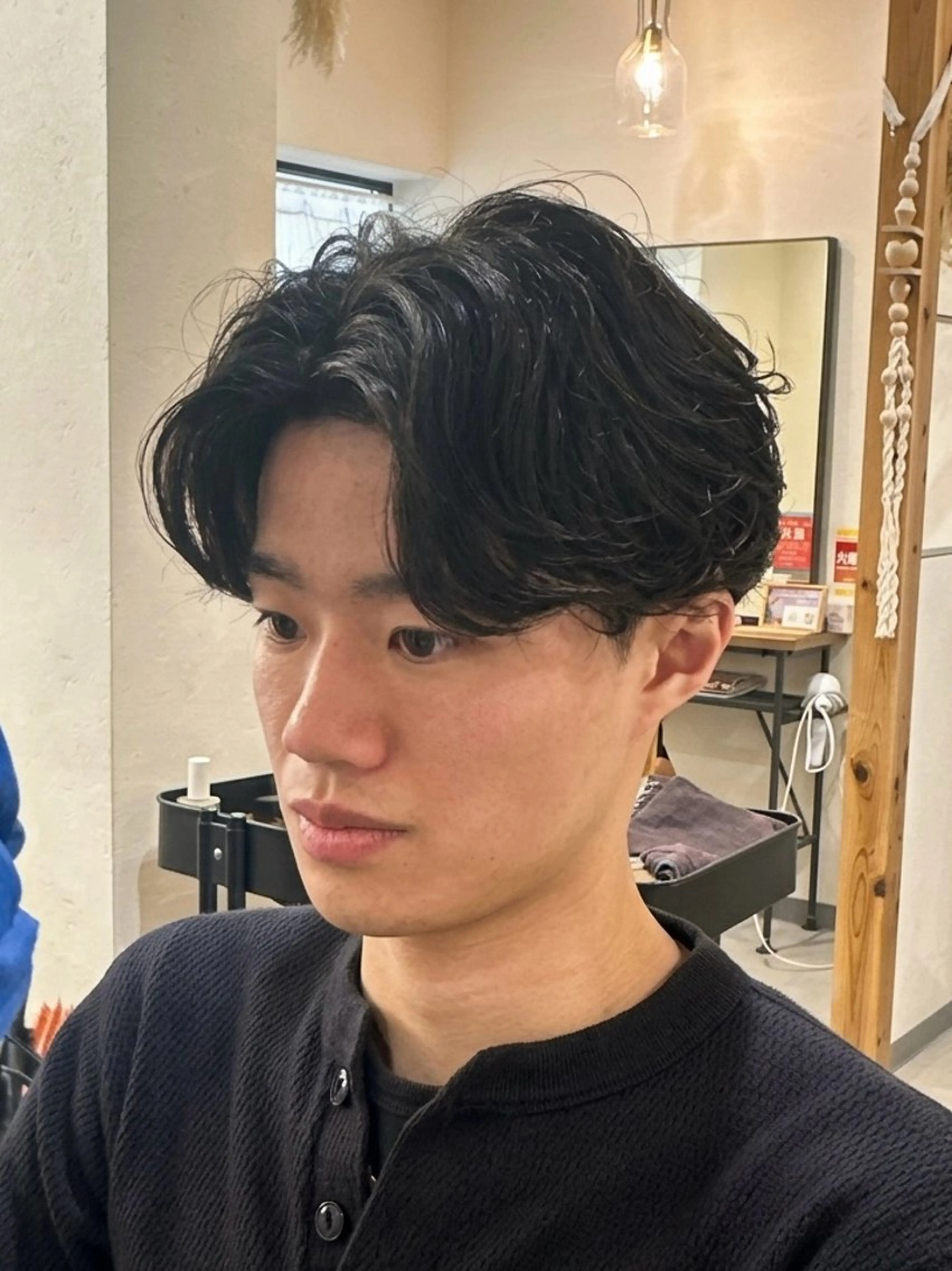 【カット＋ニュアンス、フェザーパーマ】の写真