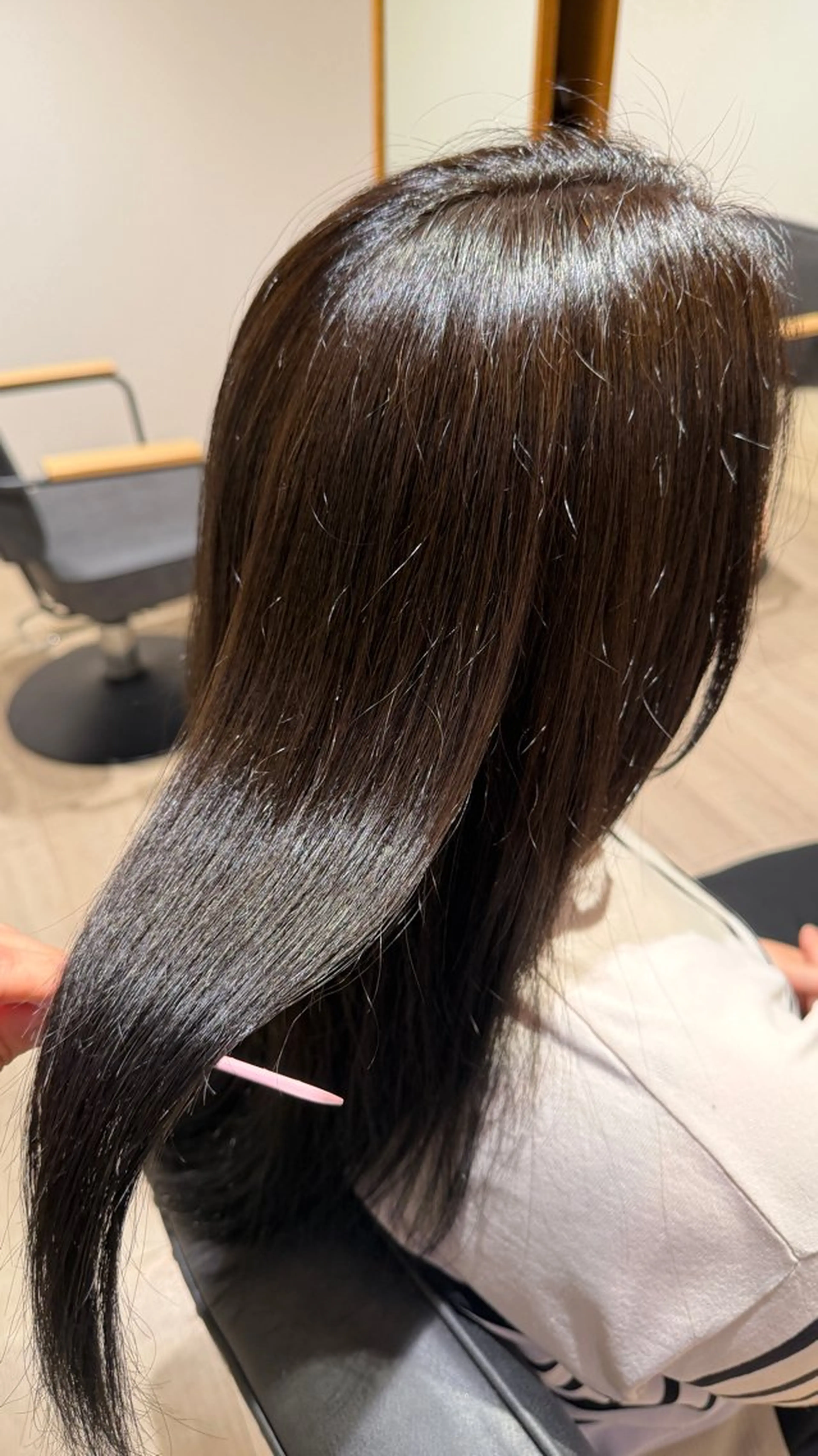 ロング ヘアカラー 久光 亜寿花のヘアスタイル