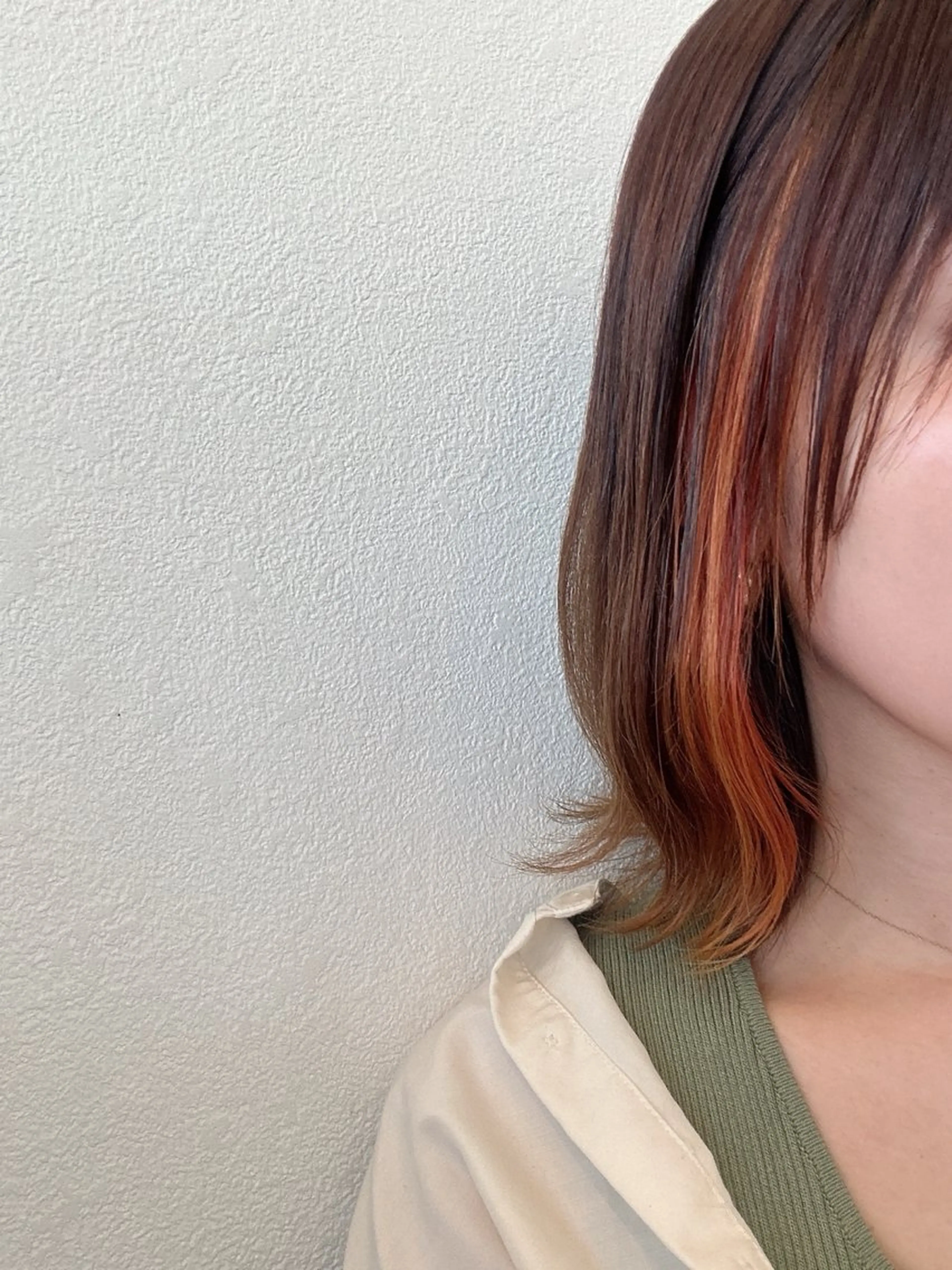 🫧抜け感プラス🫧インナーカラー＋トリートメントの写真