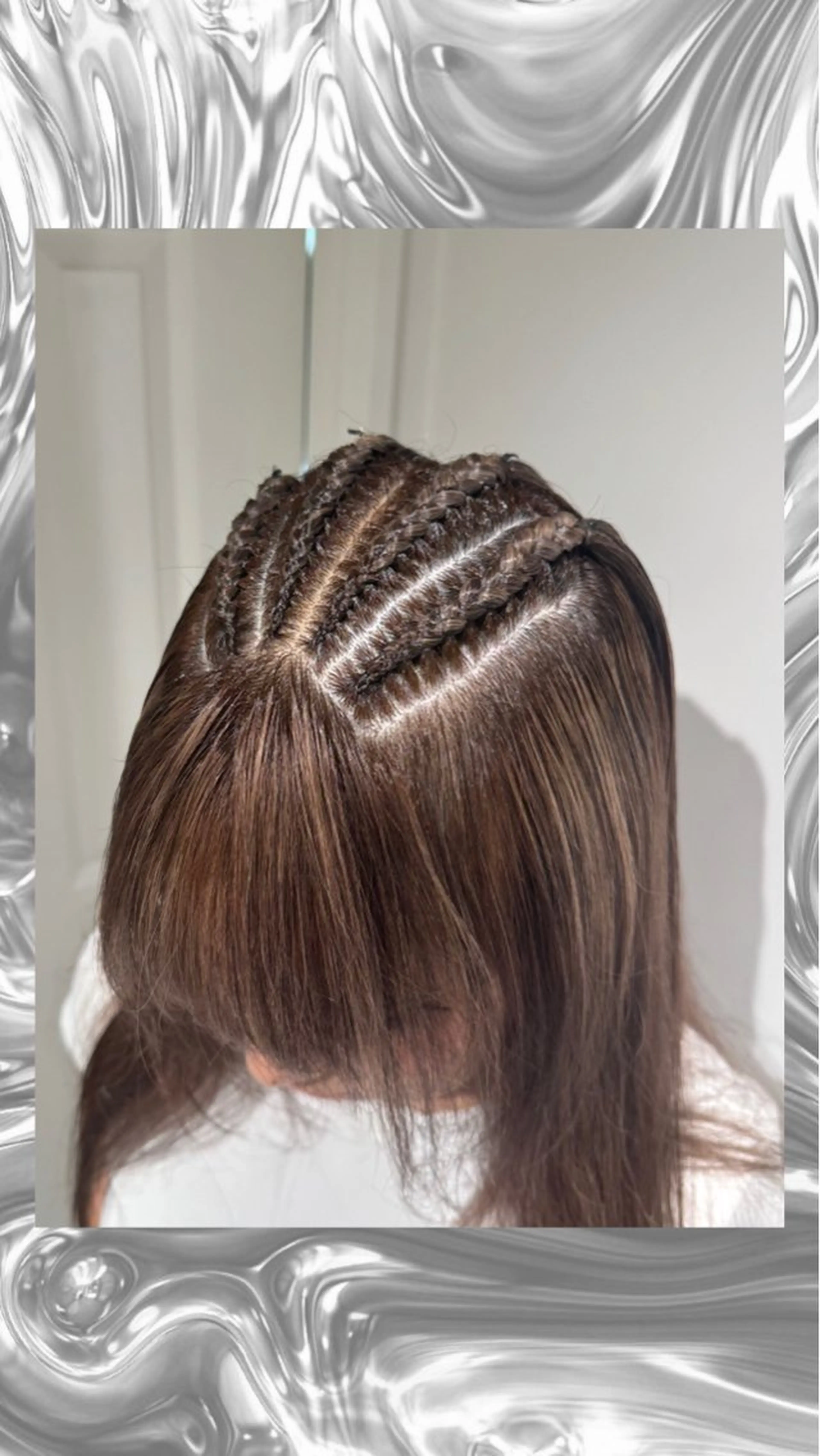 エクステ 🩵ゆりあ ／ベージュ／ボブ🩵のヘアスタイル