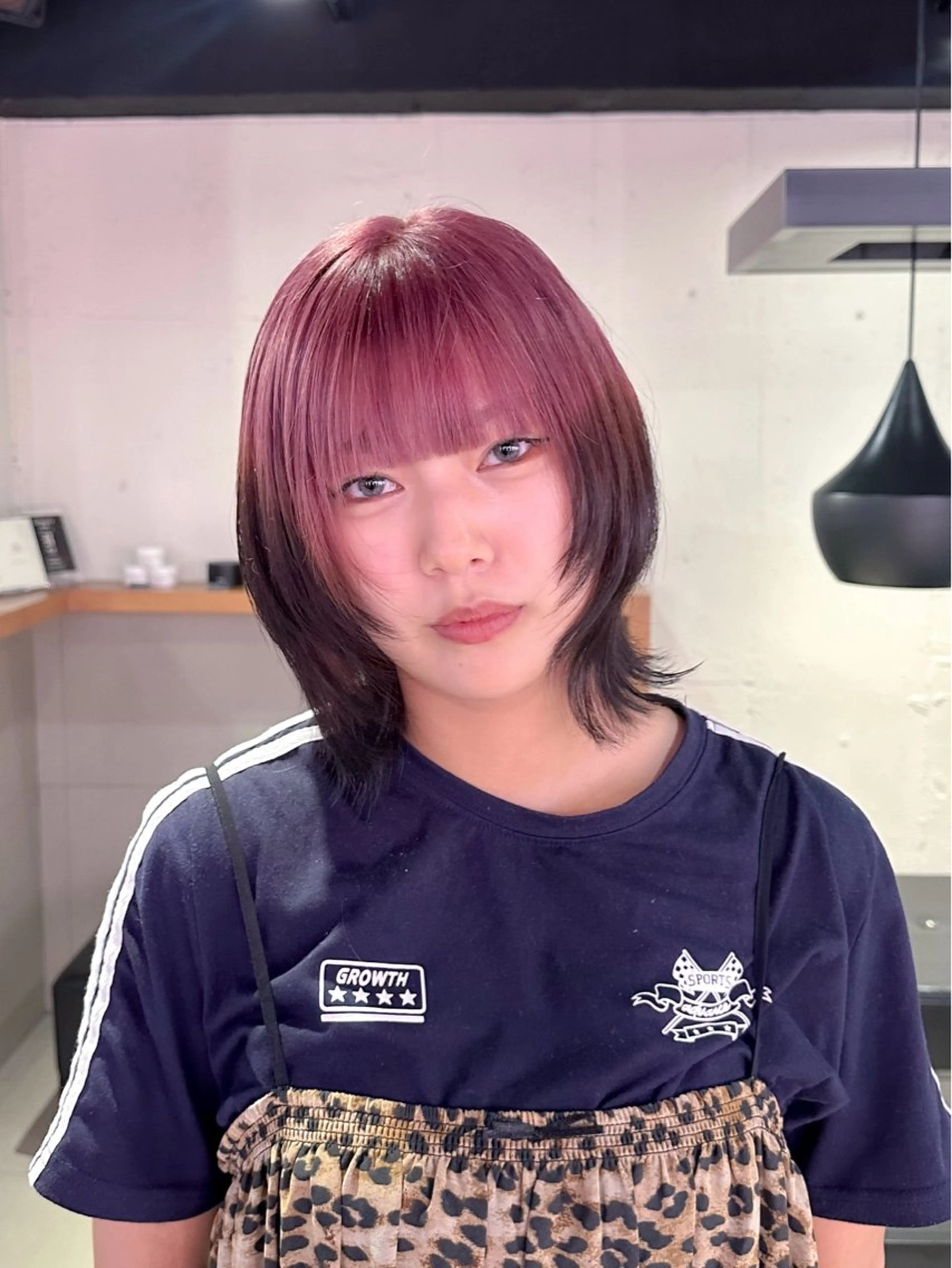 ミディアム カラー ウルフカット 🐺ウルフオタク🐺 ハイトーン/moeのヘアスタイル