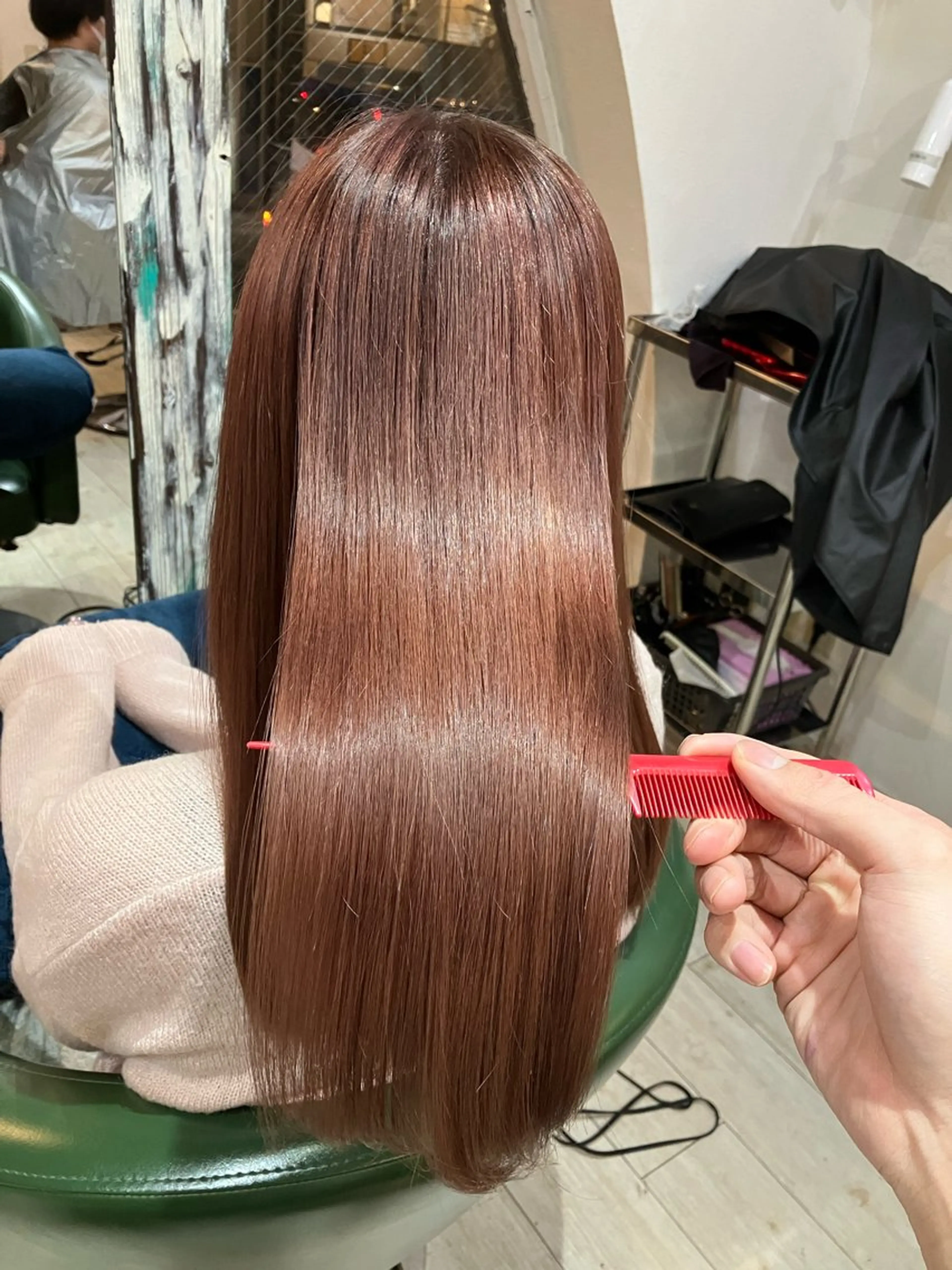 ロング カラー 髪質改善 ヘアカラー トリートメント 🍀髪質改善、カラー TAICHI🍀のヘアスタイル