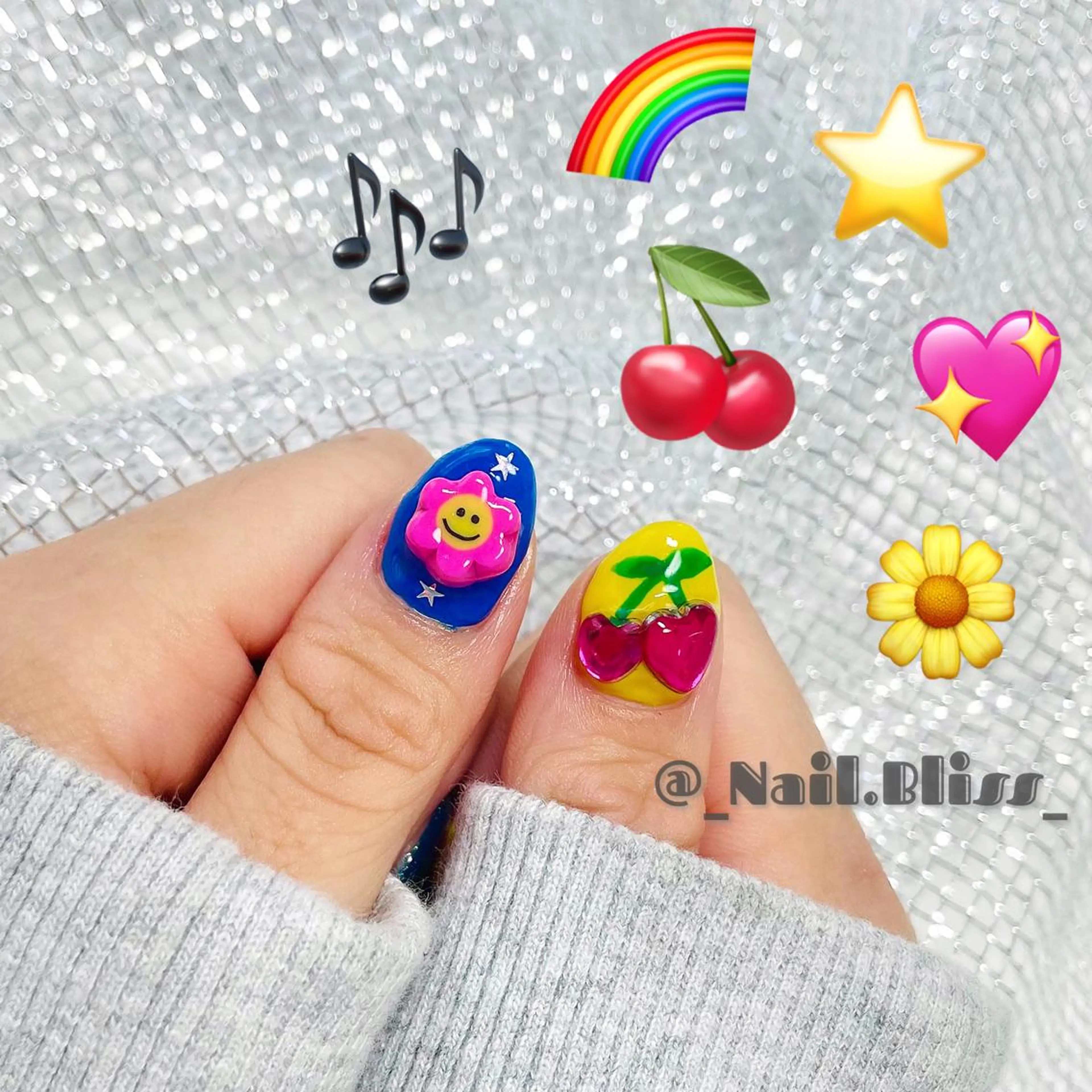 ネイル ハート ハンドネイル NAIL BLISSのネイルデザイン