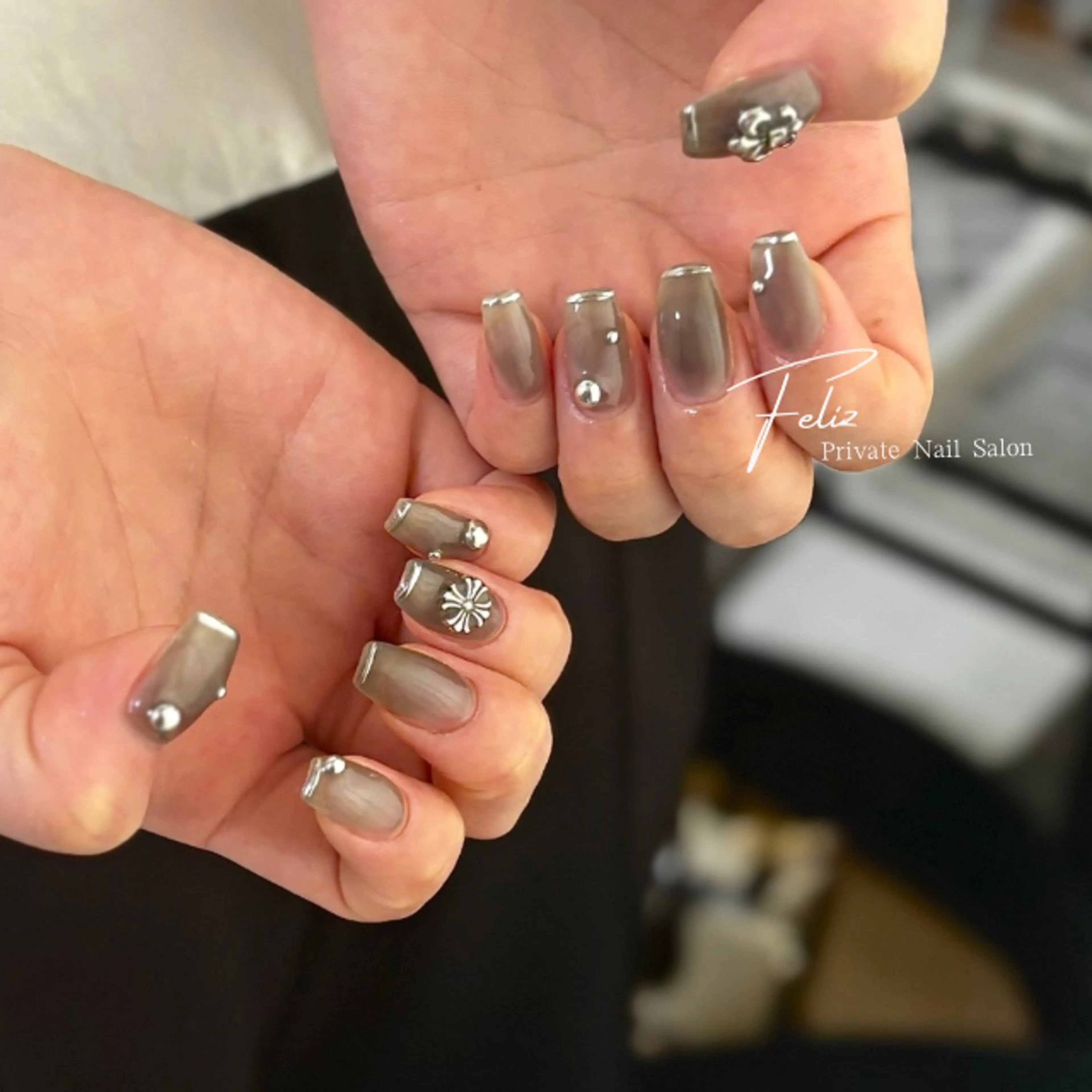 ネイル ハンドネイル ハンドケア Feliz 楽しいネイルサロンのネイルデザイン