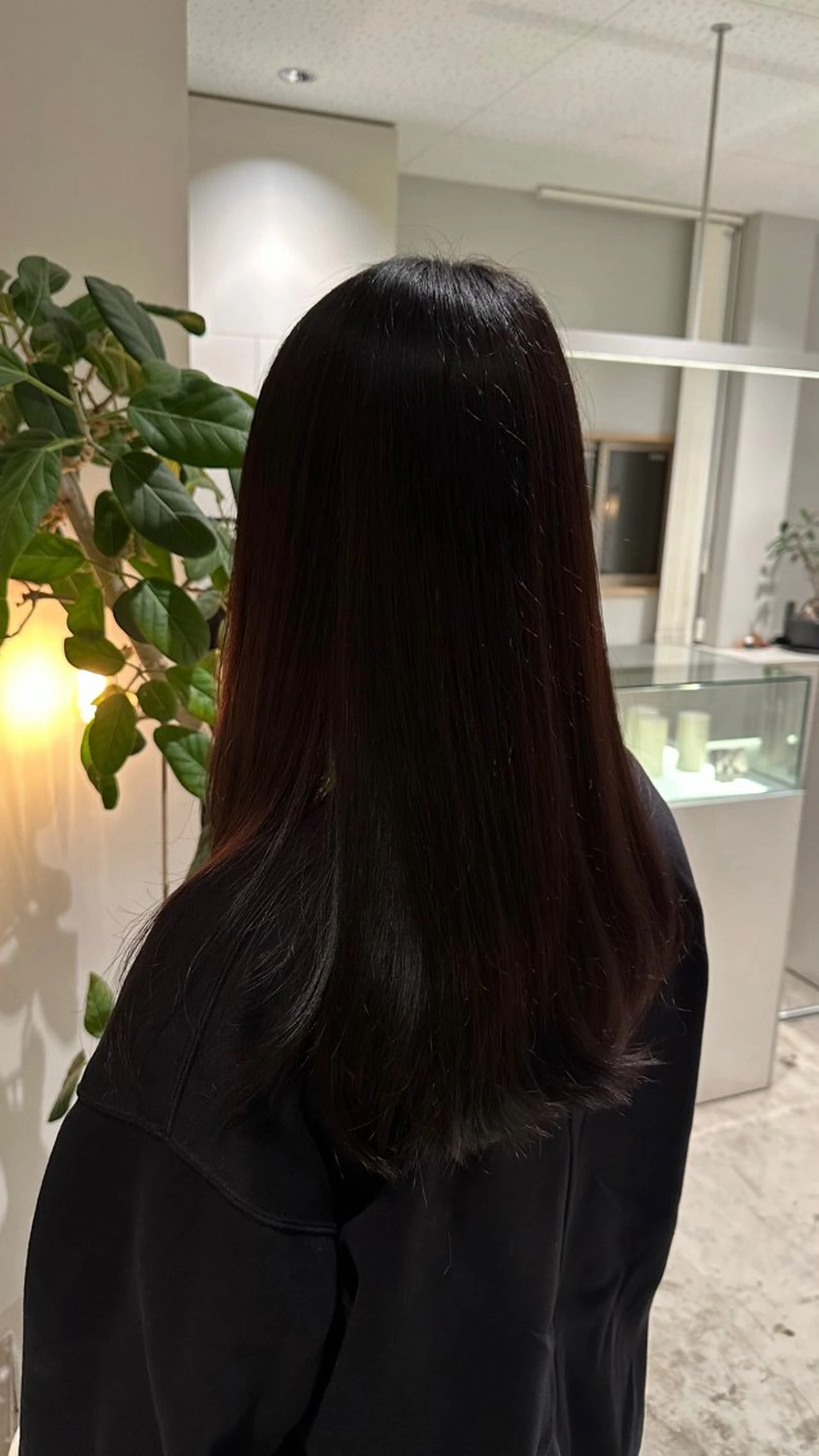 ロング カラー 黒髪 ブラウンカラー ヘアカラー 颯人⁑カラー/ 暖色/群馬のヘアスタイル