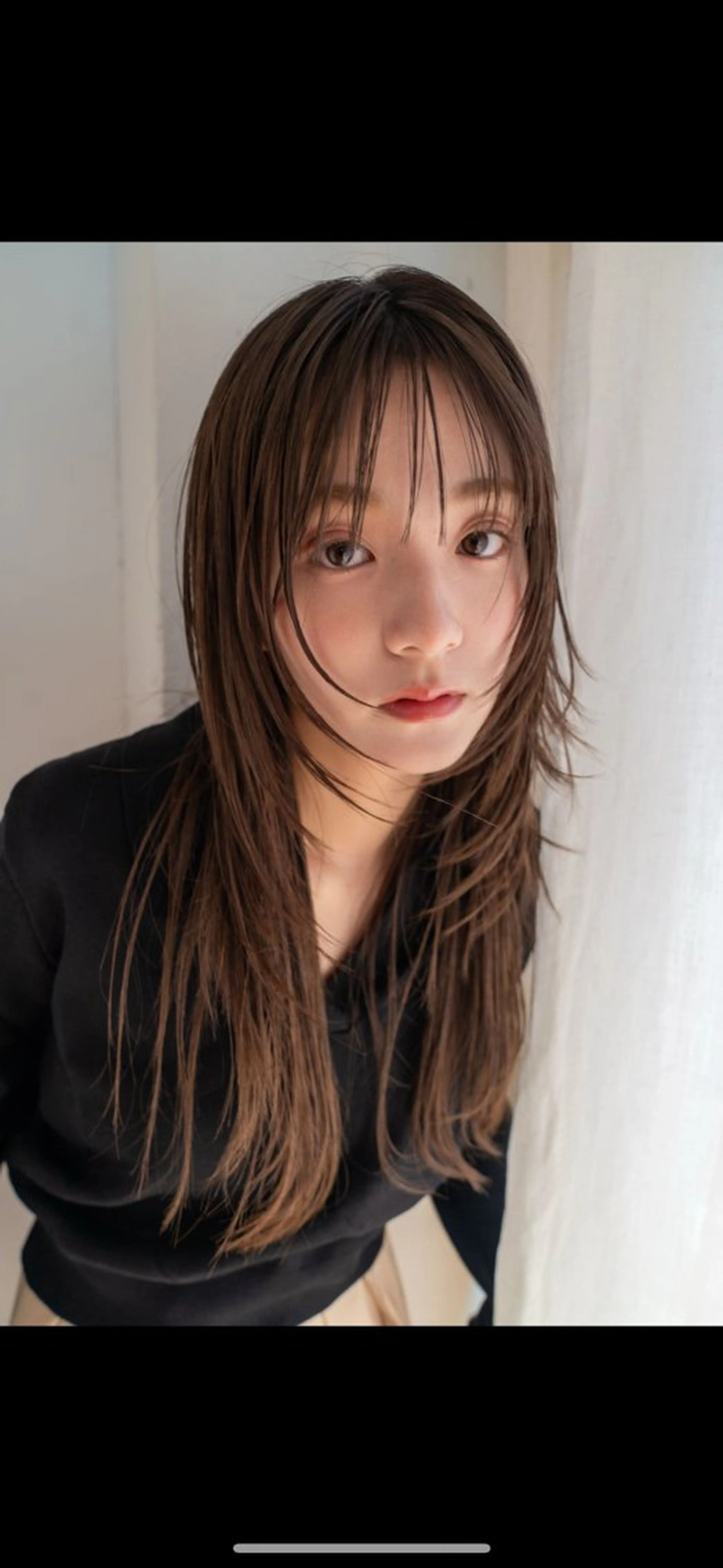 ロング カット トリートメント レディースカット🎀 NANAHAのヘアスタイル