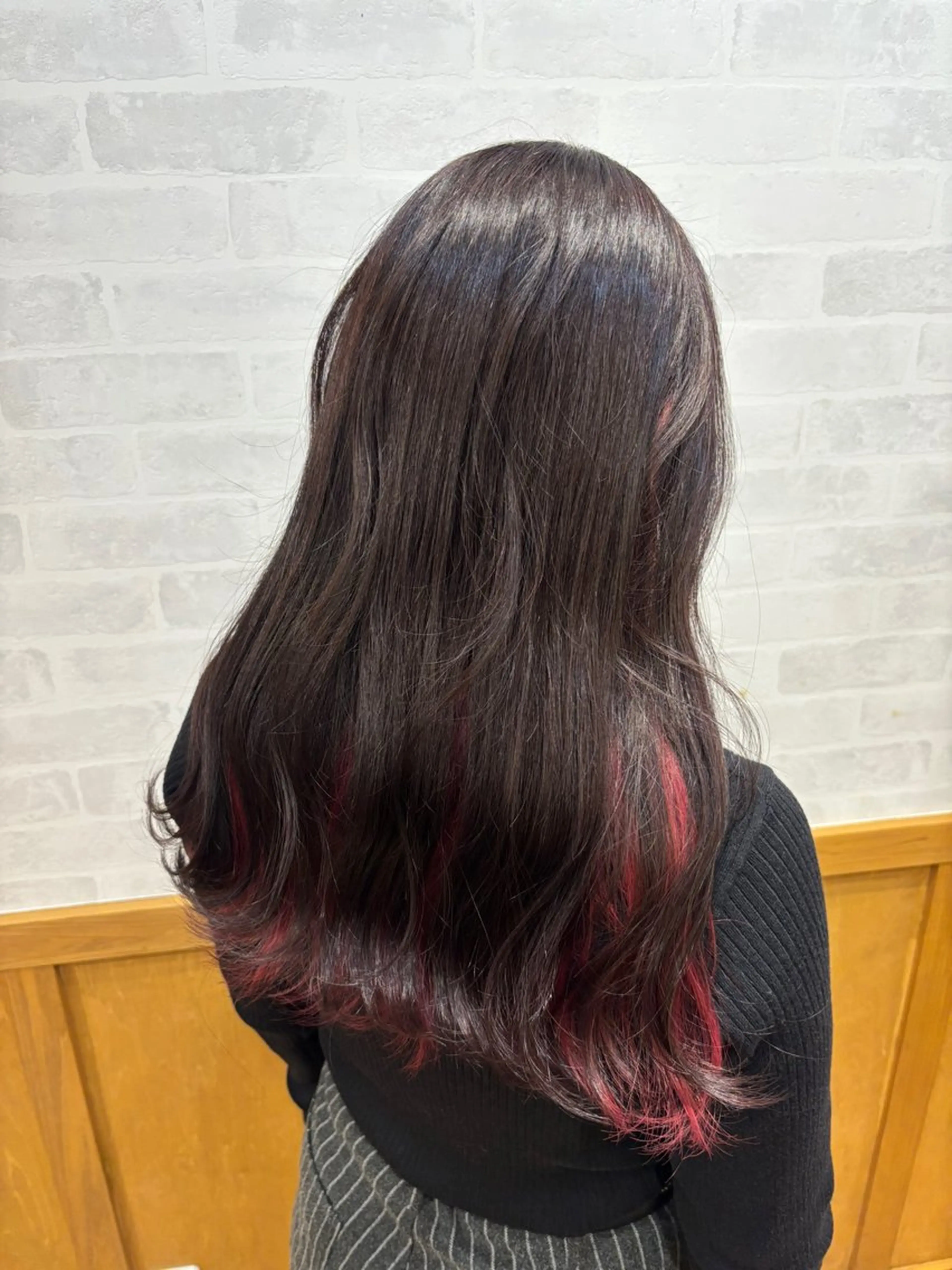 ロング カット ヘアカラー トリートメント 美容室ジャスミン所属・杉山 晃太のヘアスタイル
