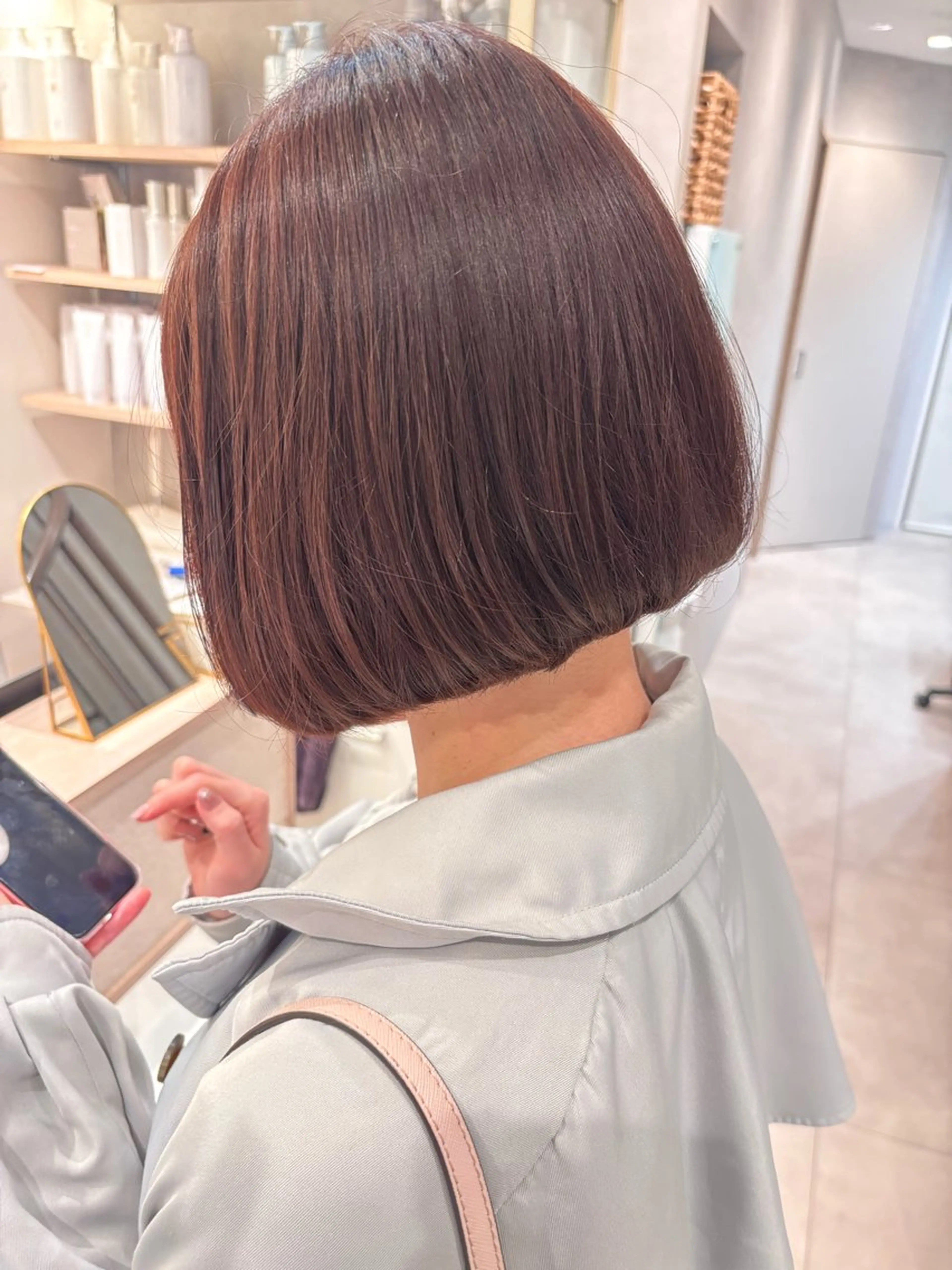 ショート カラー 朝楽スタイル🌼 千晶のヘアスタイル