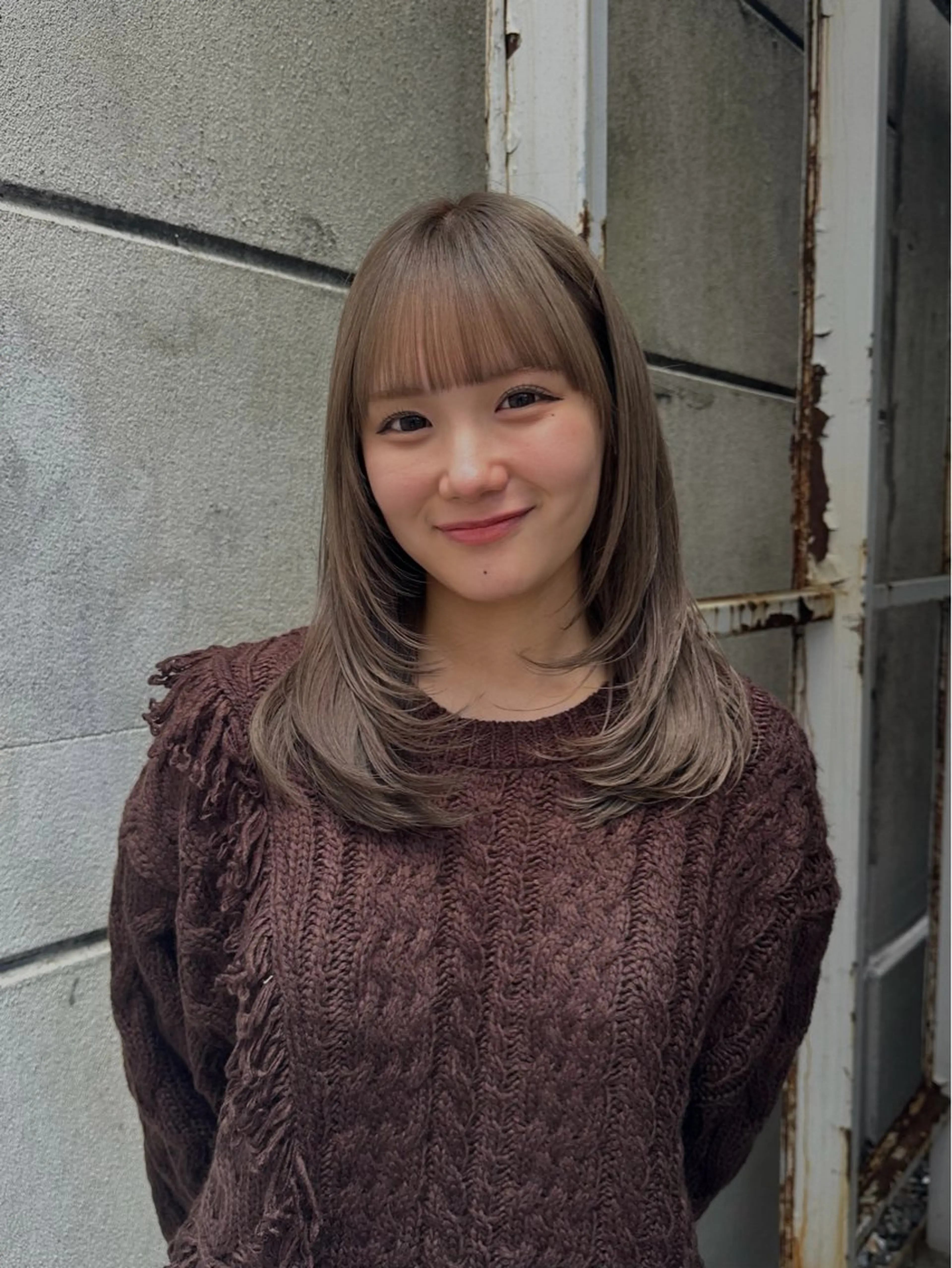 セミロング カット RUNA⭐️レイヤー /ボブ/似合わせ⭐️のヘアスタイル