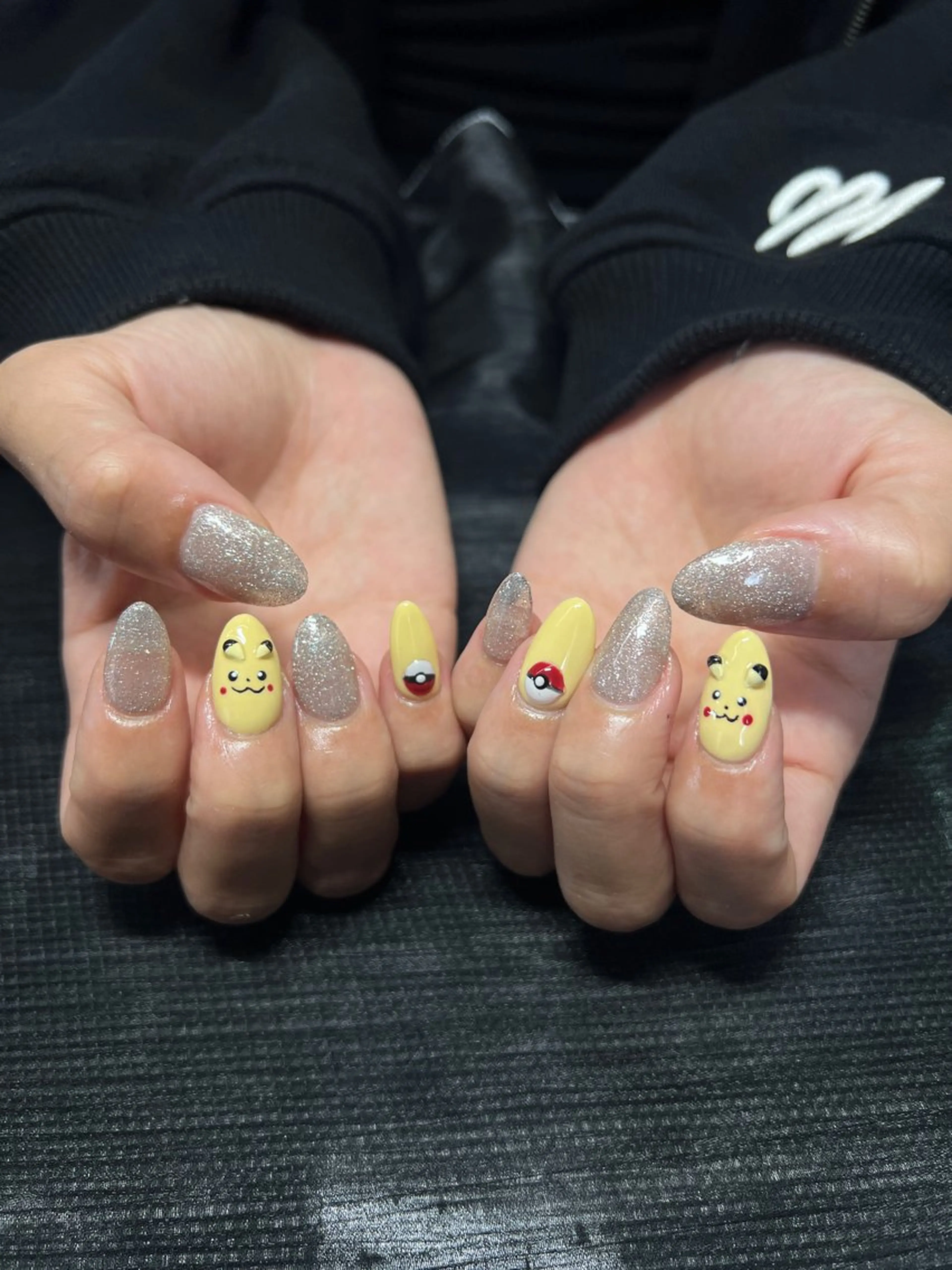 ネイル チークネイル フレンチネイル グラデーション 韓国ネイル マグネットネイル IRO NAIL MiAのネイルデザイン