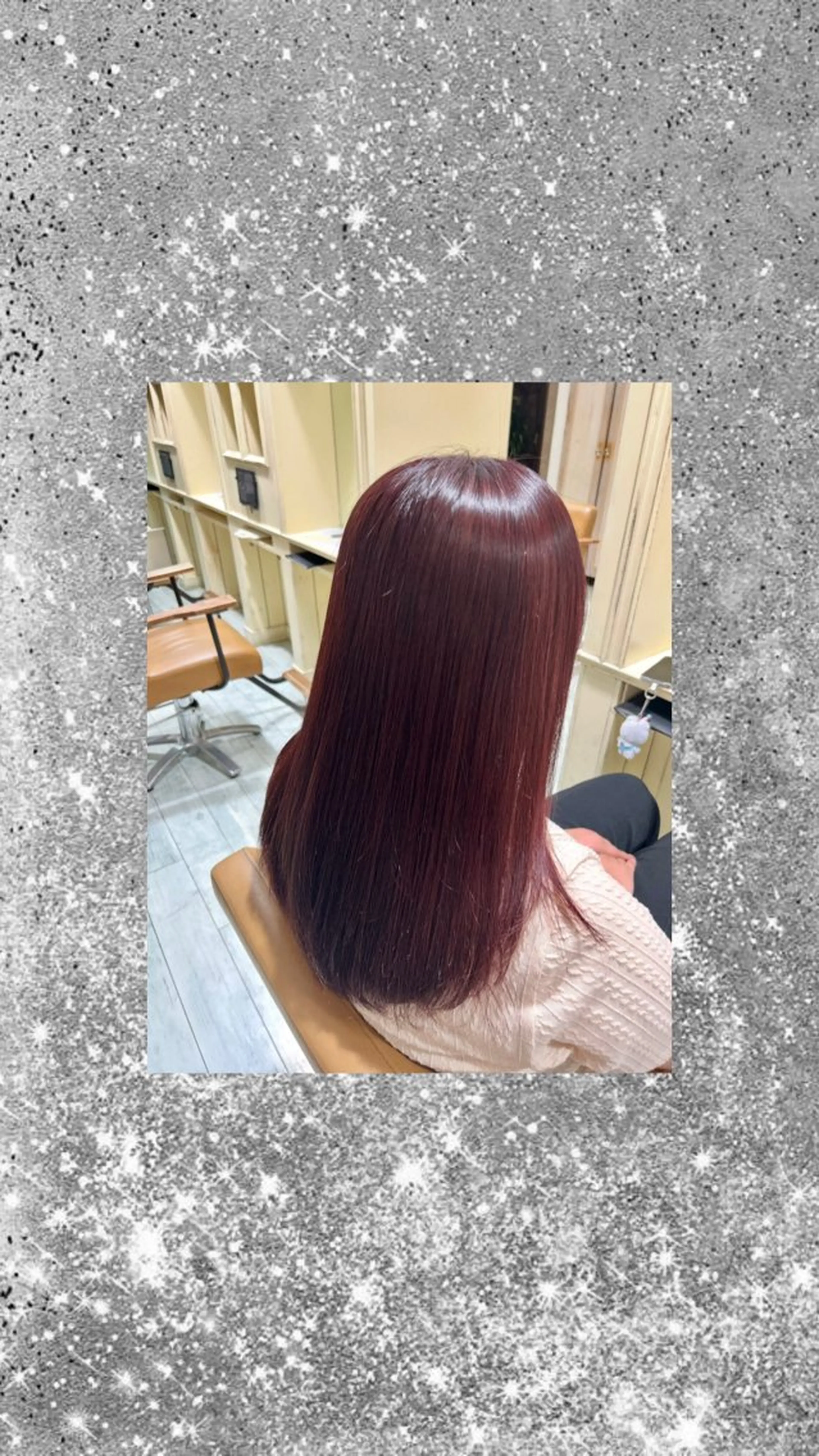 セミロング カラー ヘアカラー 🐈‍⬛八木風歌 ifh飯塚🐈‍⬛のヘアスタイル