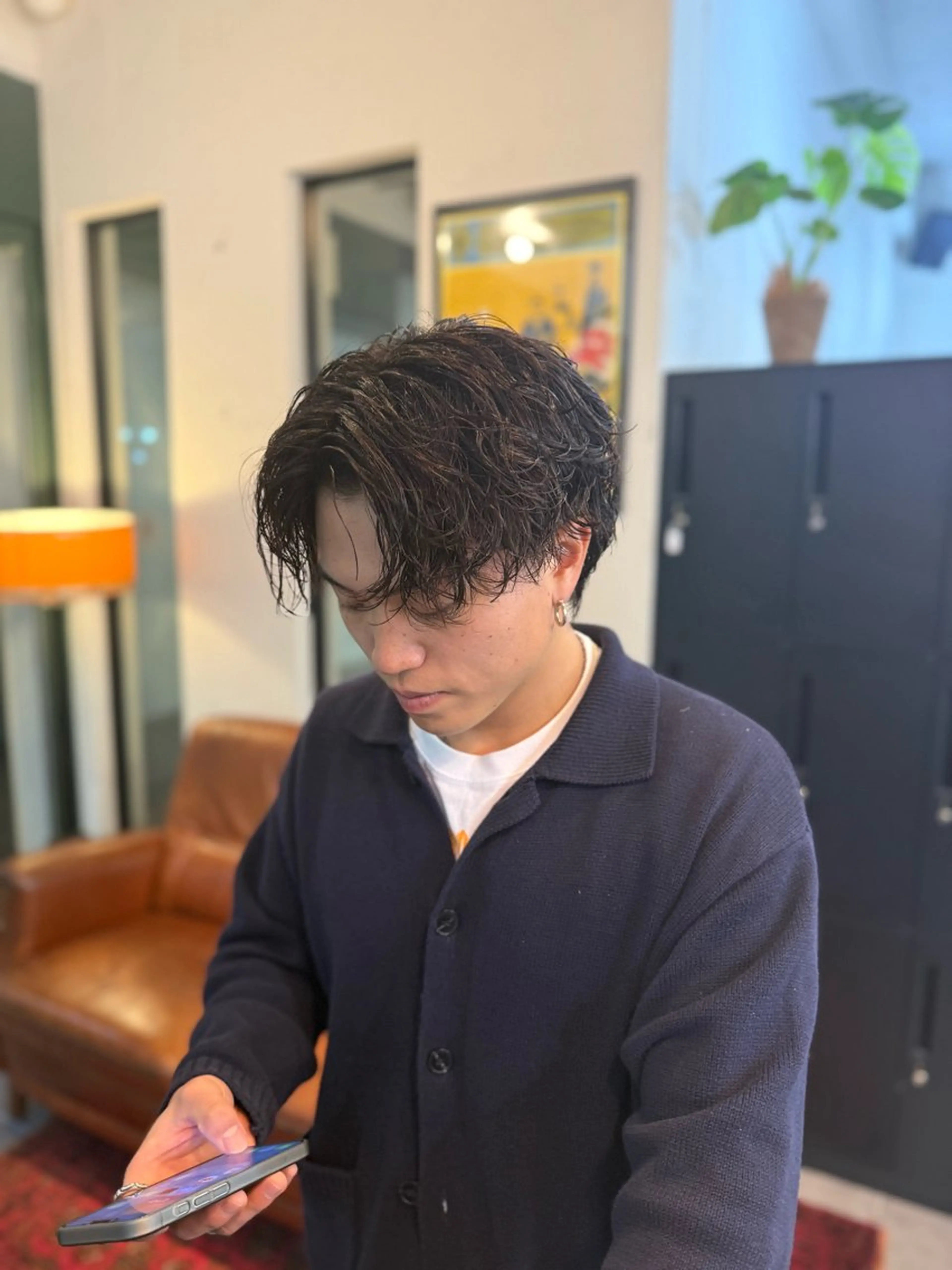 ショート パーマ メンズ カット パーマ HRABRA ゆづきのヘアスタイル
