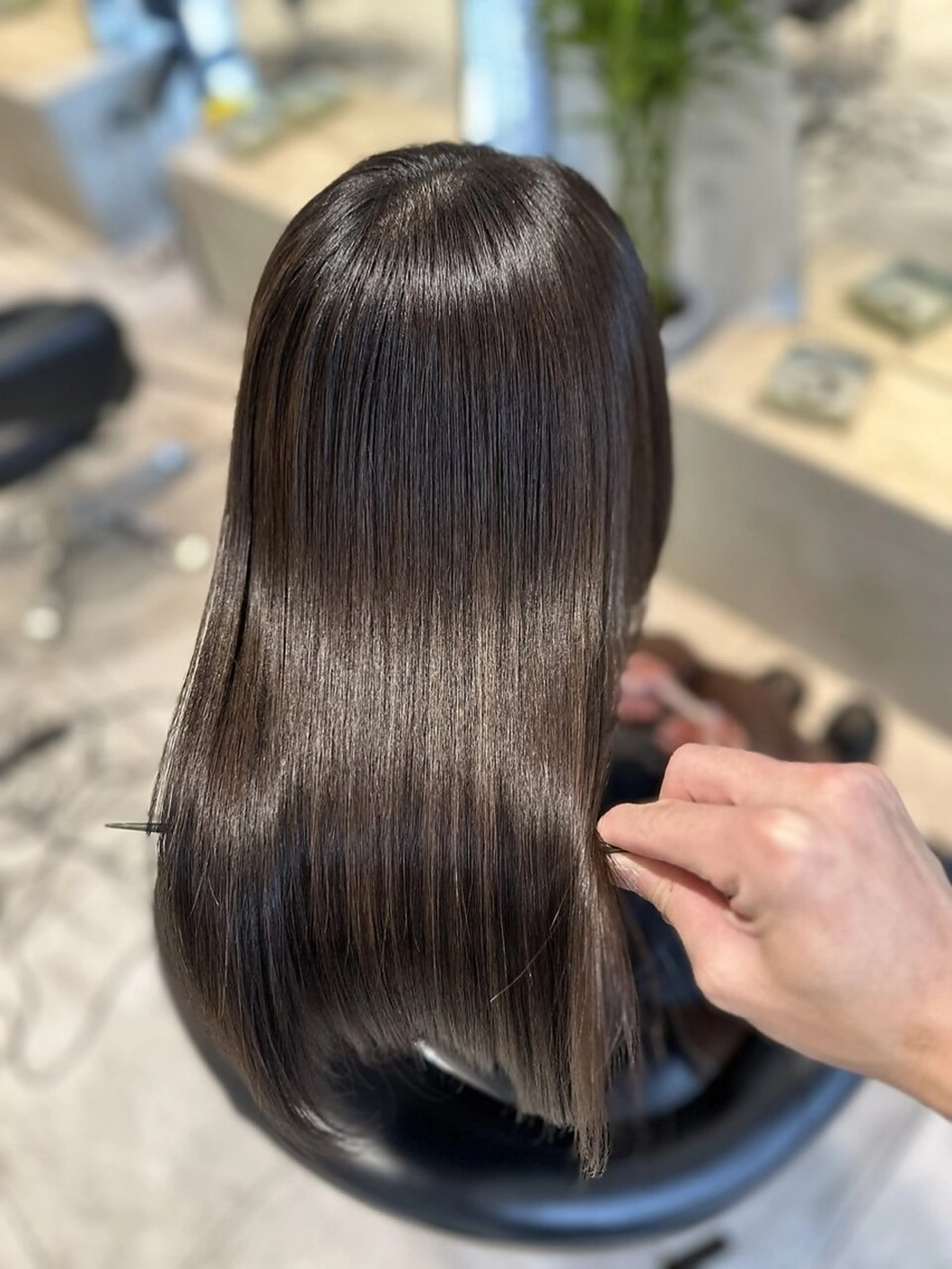 ロング カット 縮毛矯正 トリートメント 美髪矯正🫧艶髪特化 🫧関口太郎のヘアスタイル