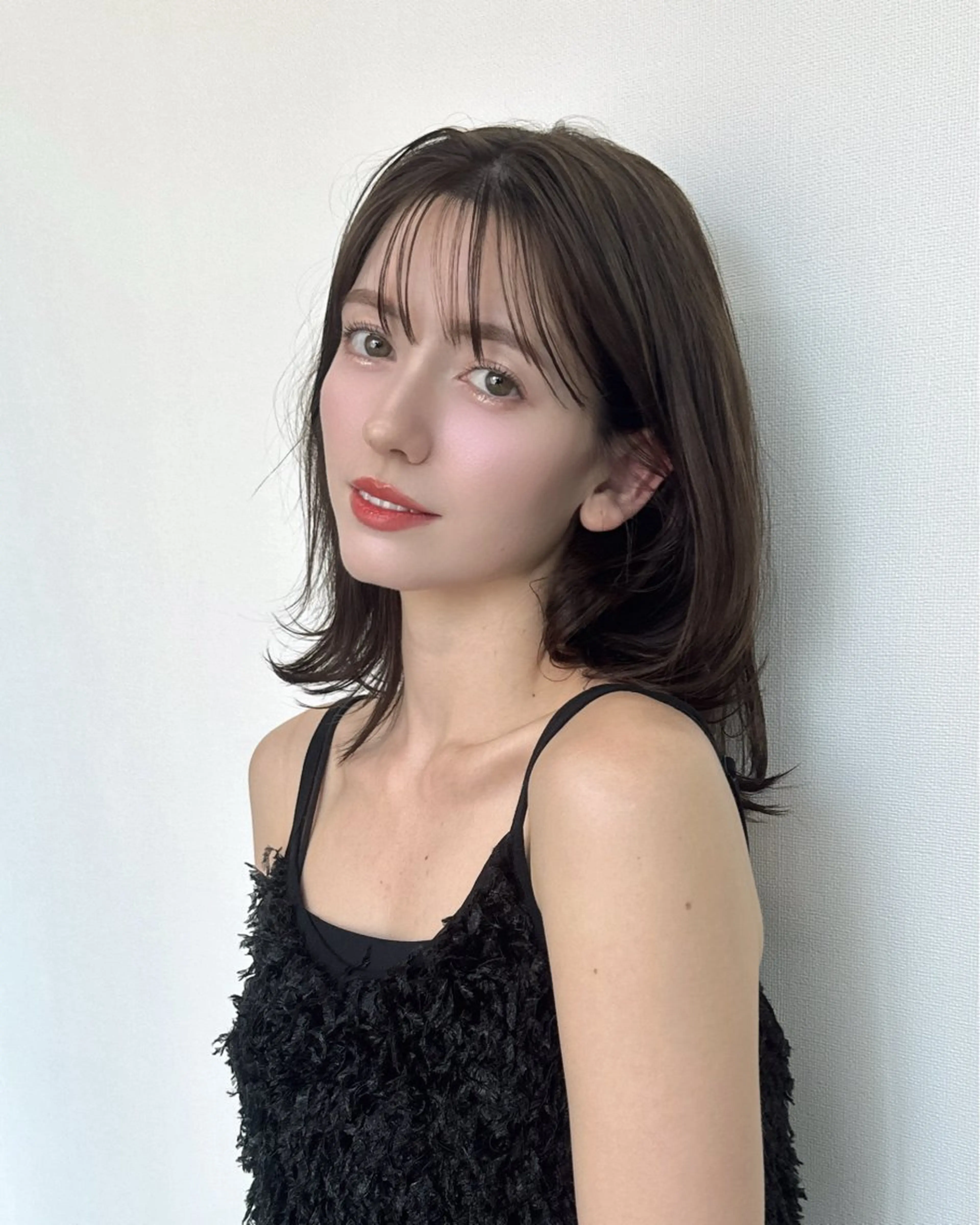 ミディアム 韓国ヘア/美髪矯正/ Haruna🦋のヘアスタイル